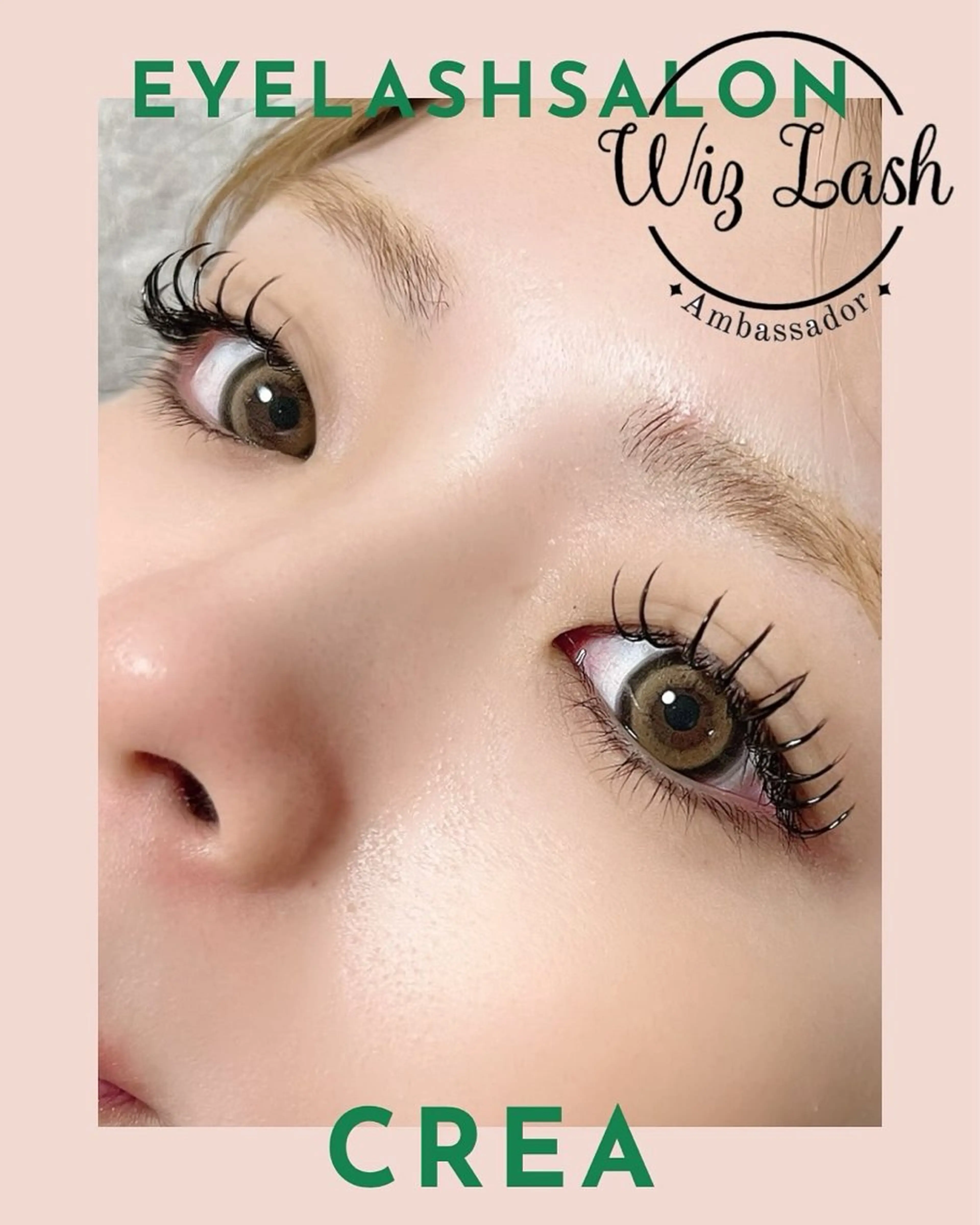 マツエク・マツパ まつげパーマ 下まつげエクステ eyelashsalon CREA所属・eyelash CREAのマツエク・マツパデザイン