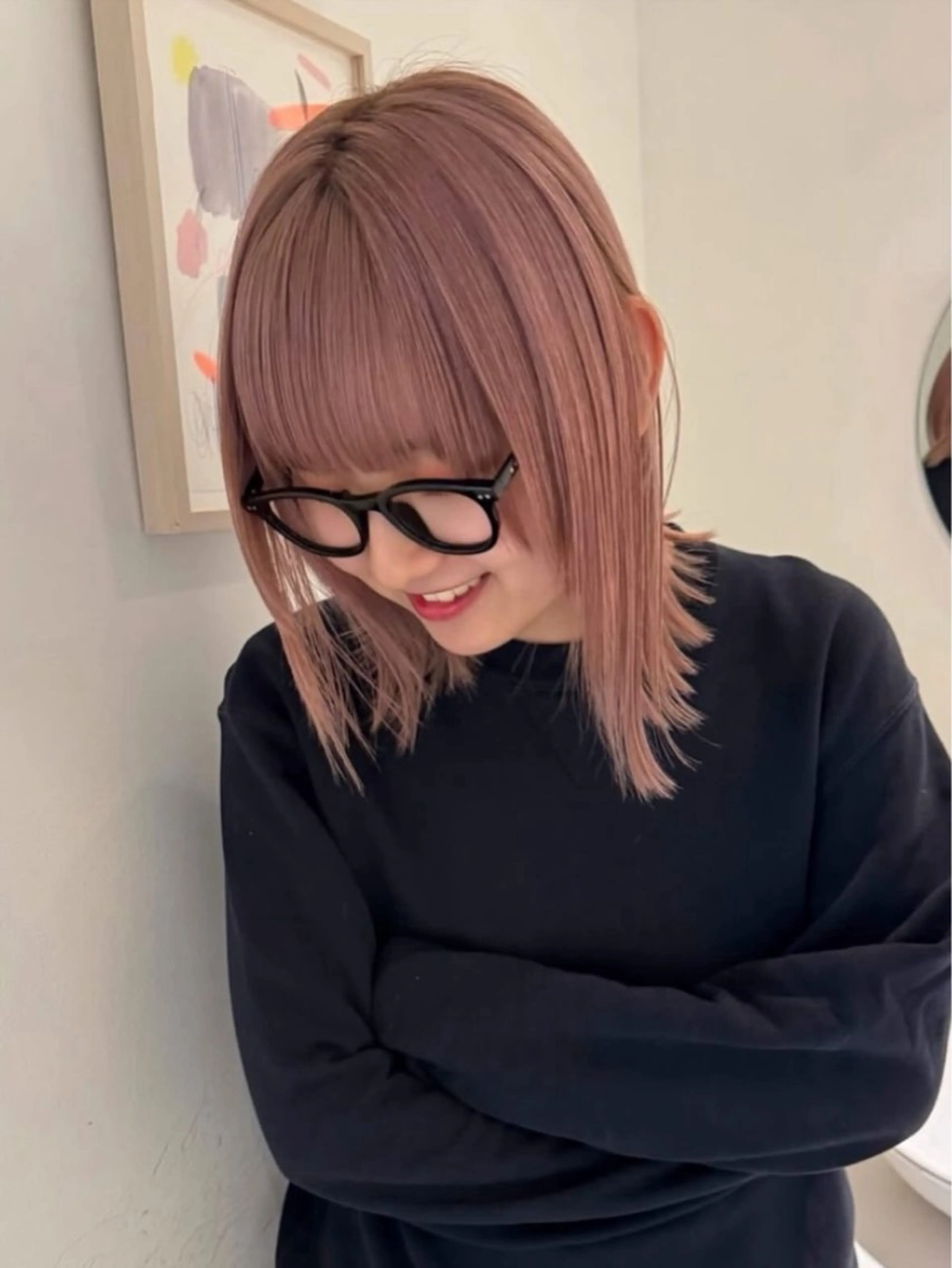 カラー ヘアカラー ハイトーン／カラー 🍄Kurumi🍄のヘアスタイル