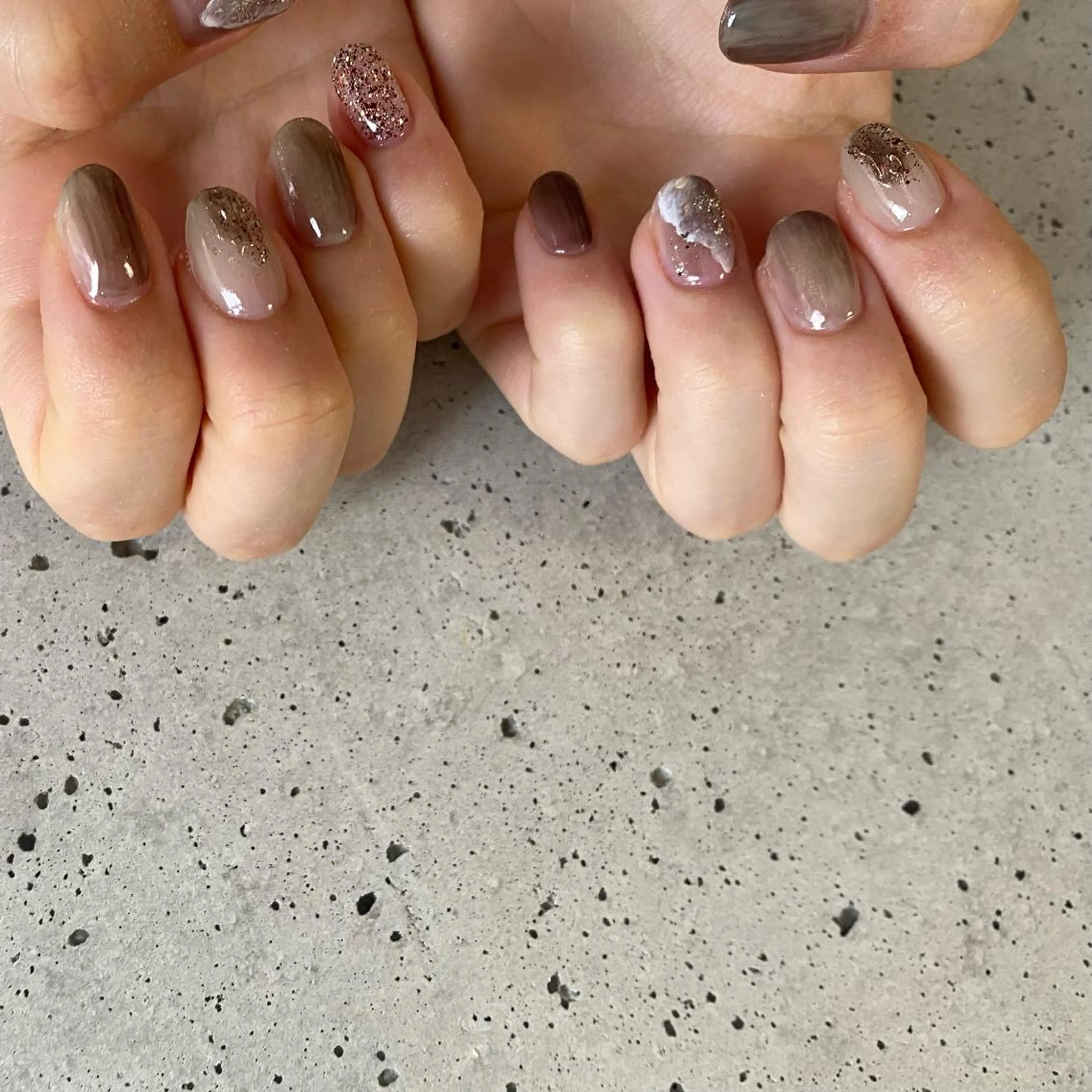 ネイル Ray. /綺麗目ニュアンスのネイルデザイン