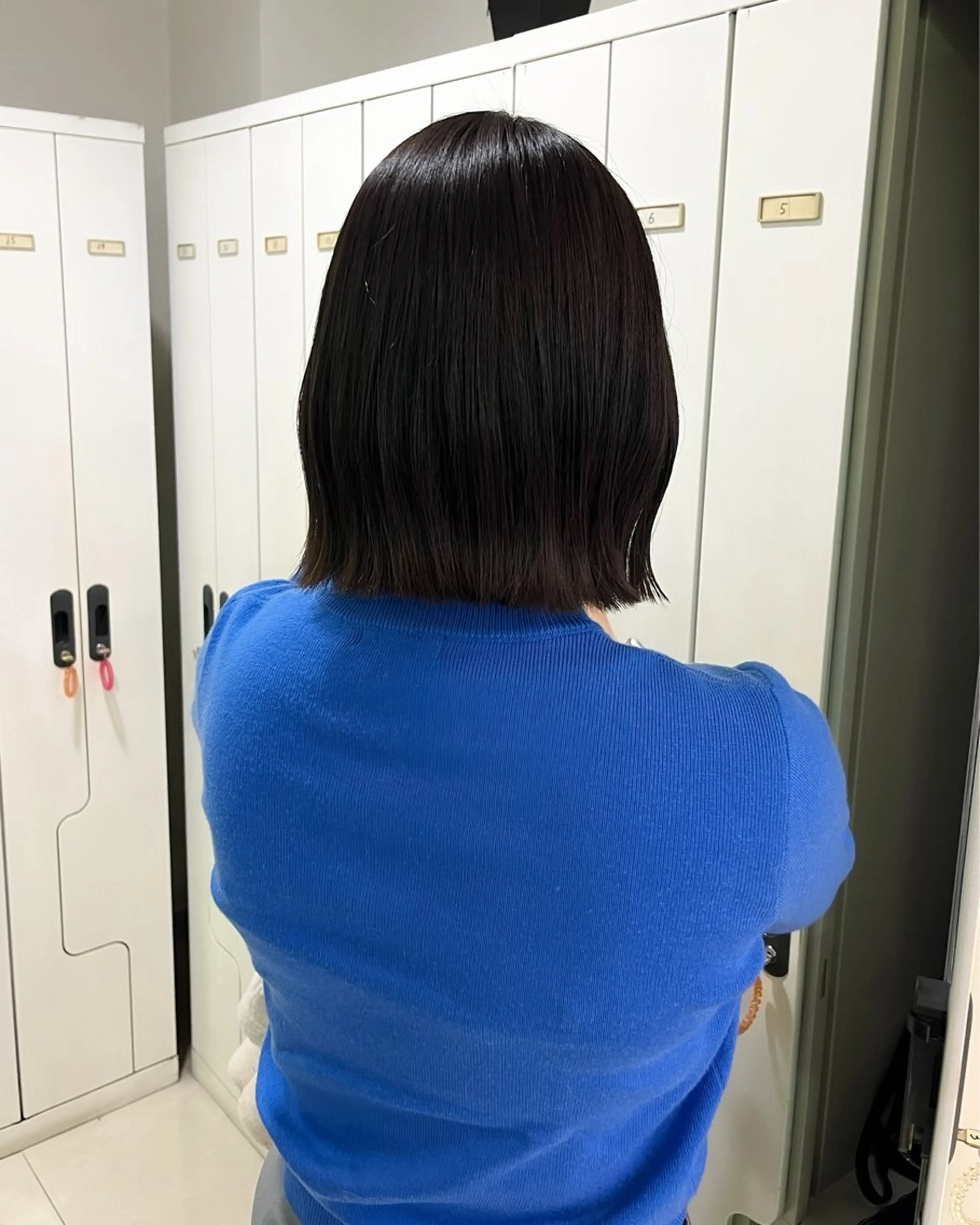 ミディアム ボブ カット トリートメント ぷつっとボブ/ちゅる ピンク/mika☆のヘアスタイル