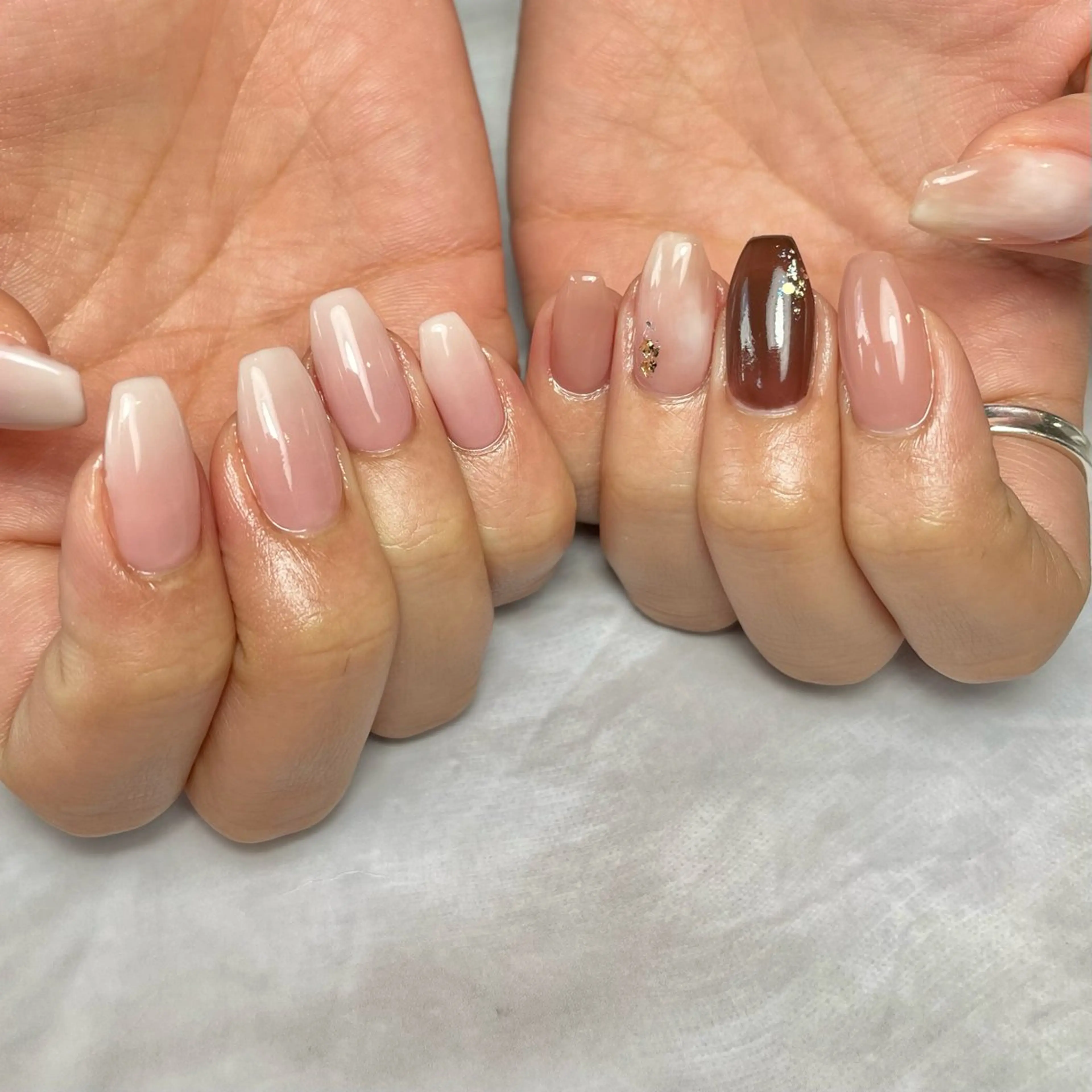 ネイル シンプルネイル ハンドネイル Reflection marikoのネイルデザイン