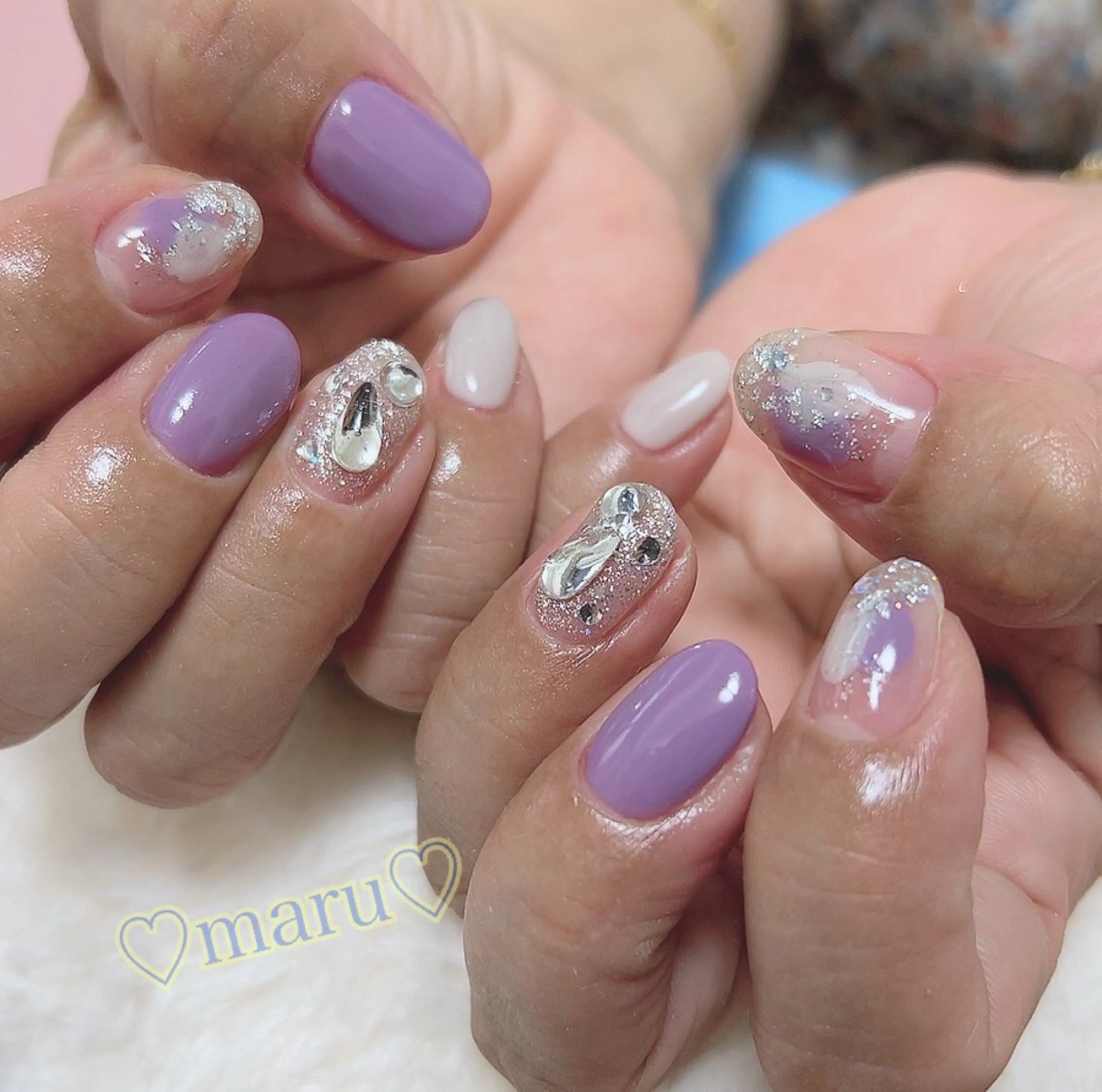 ネイル ハンドネイル フットネイル まるみ ♡のネイルデザイン