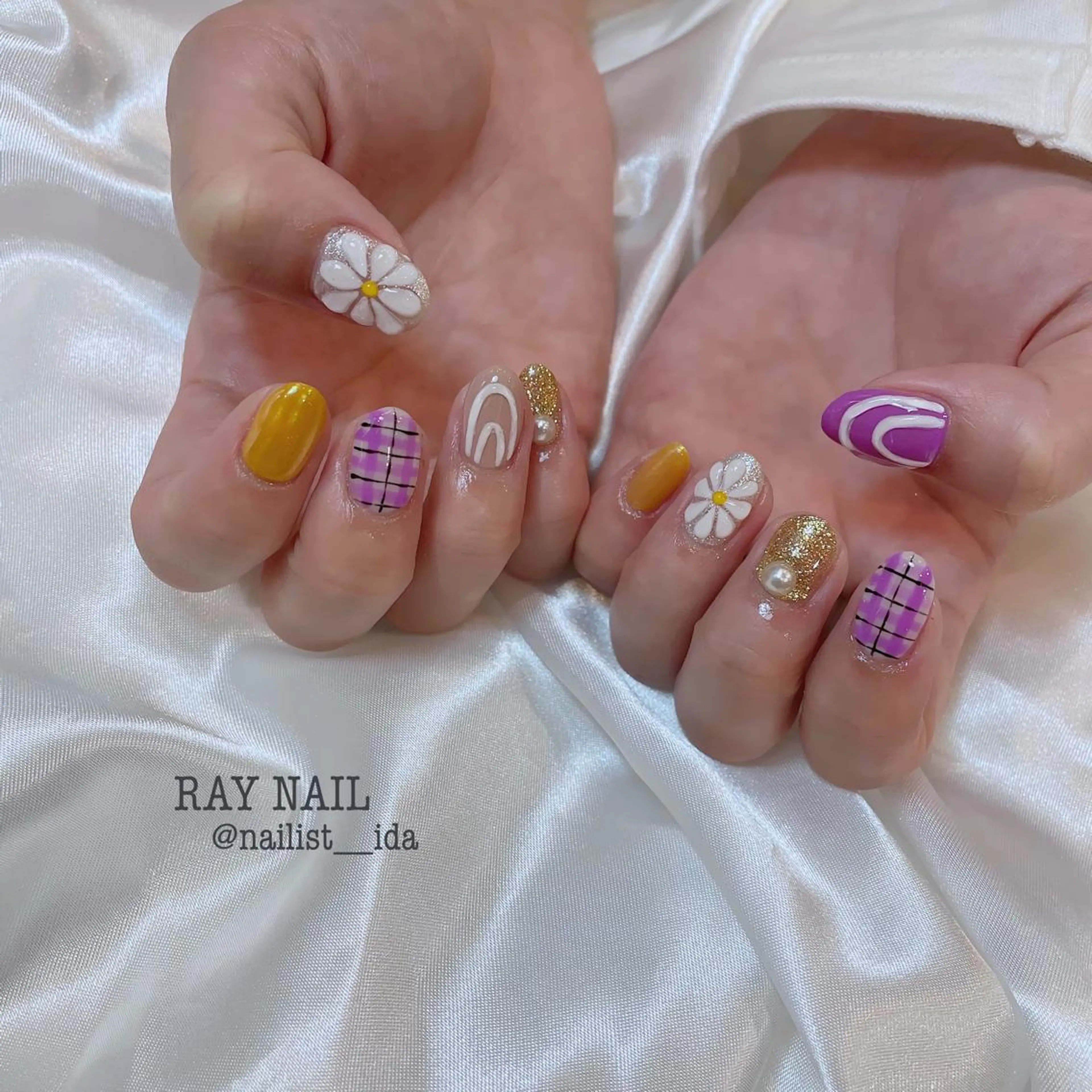 ネイル Arowa 伊田のネイルデザイン