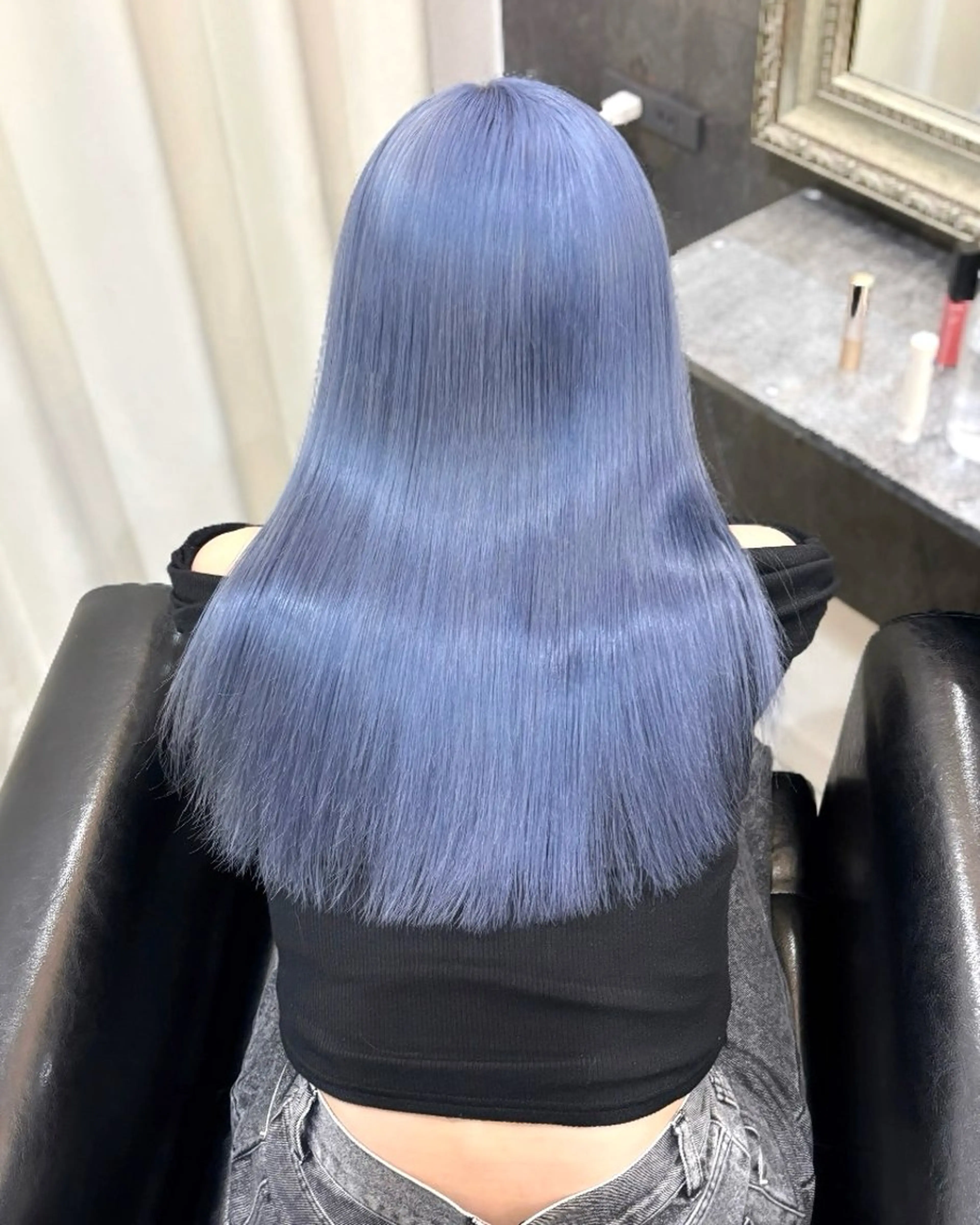 セミロング カラー カット ヘアカラー トリートメント ハイトーン/ウルフ/ レイヤー/Asukaのヘアスタイル