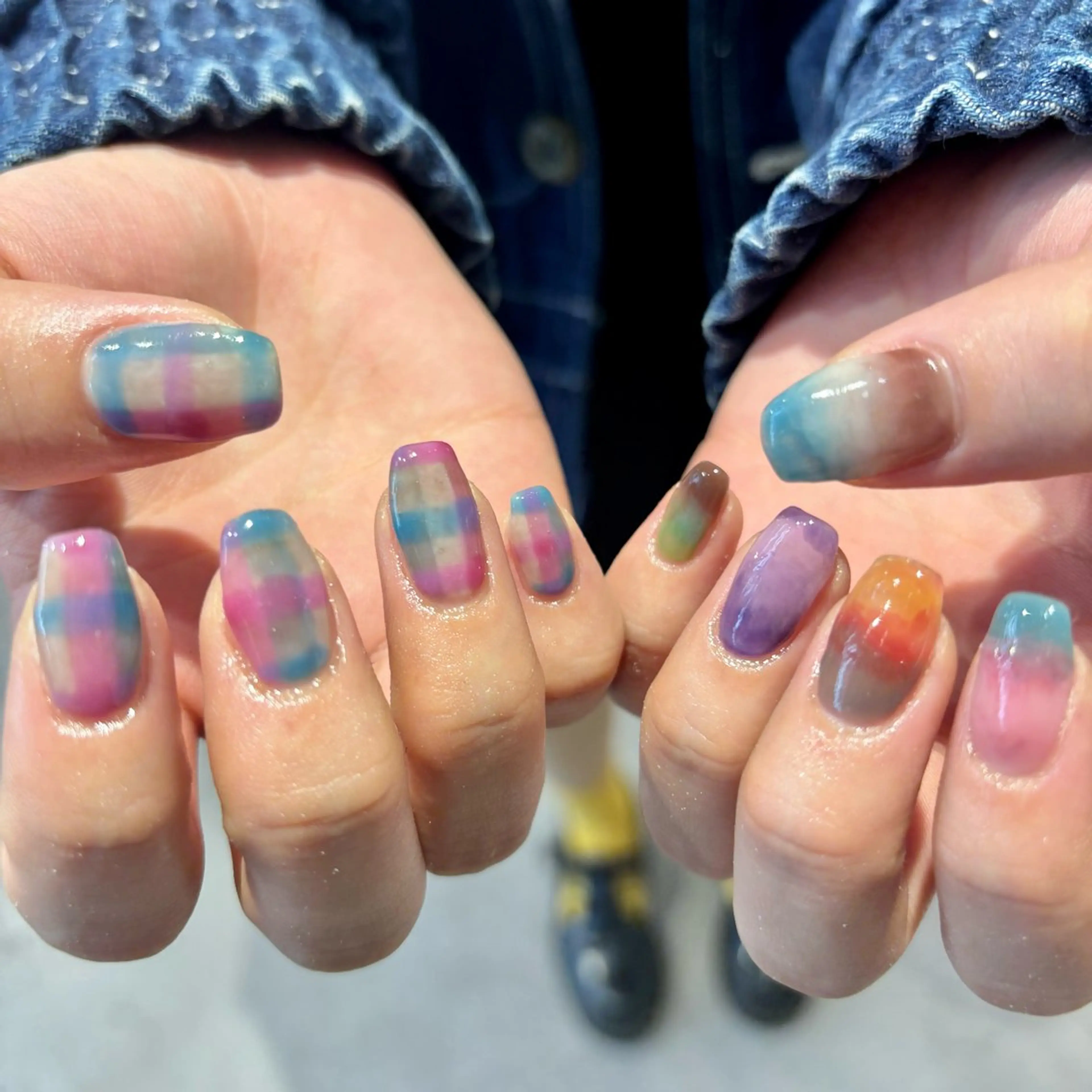 ネイル ニュアンスネイル Kureha/ネイル トレンドヘアのヘアスタイル