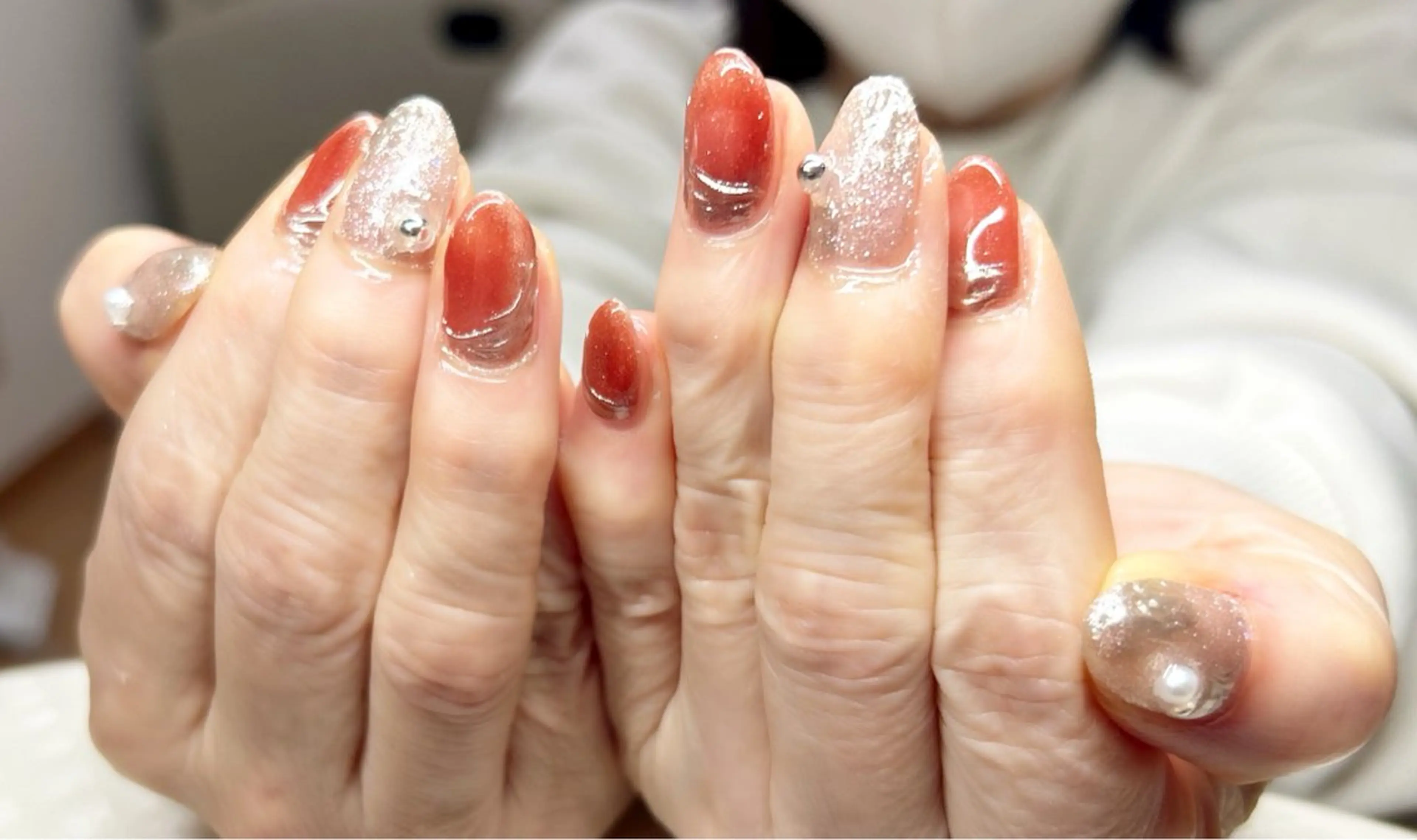 ネイル ゴージャス 春ネイル ハンドネイル Salon's Dooのネイルデザイン