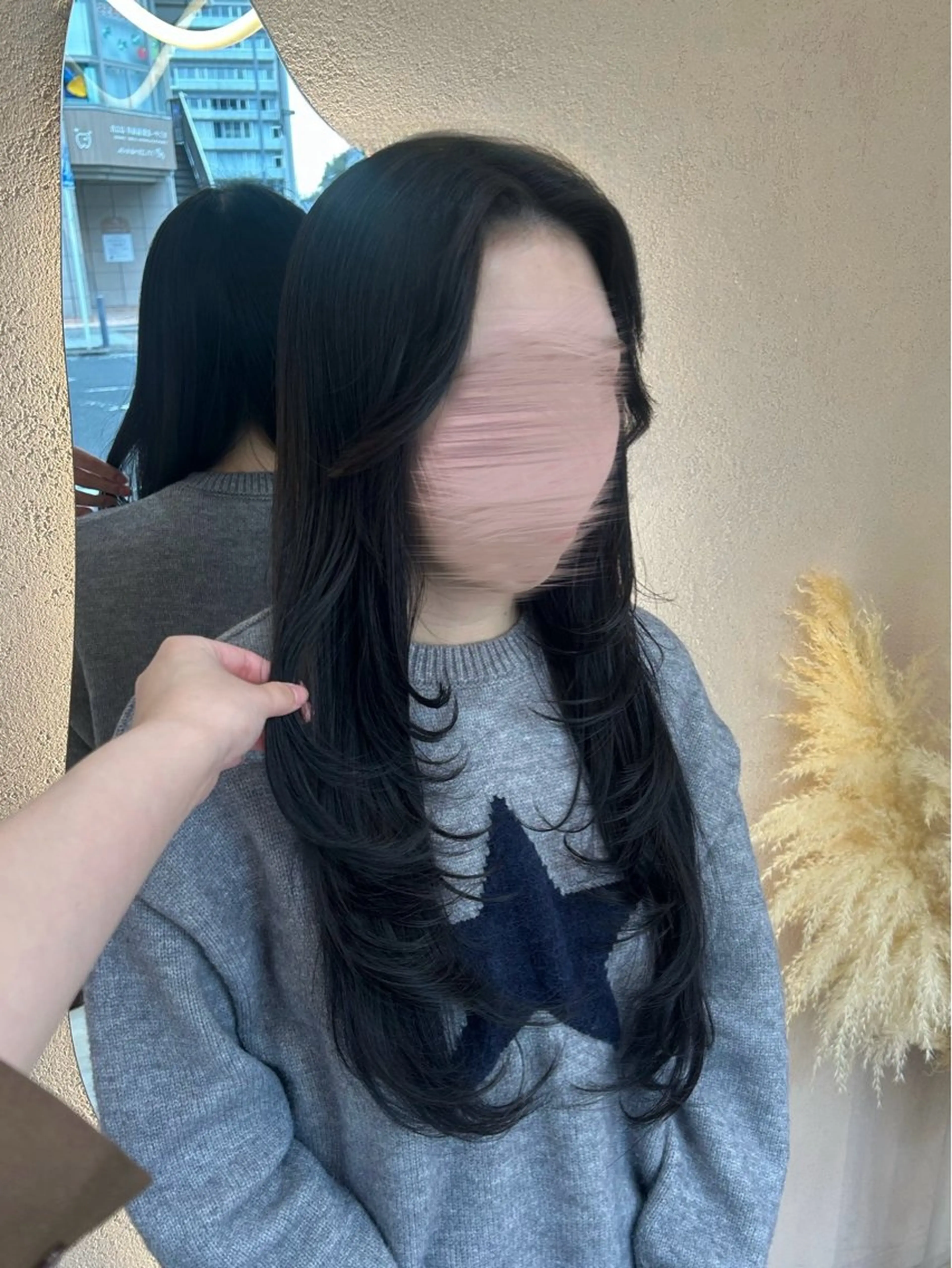 ロング カット ヘアカラー トリートメント レイヤー/艶髪カラー 🌷油科あい🌷のヘアスタイル
