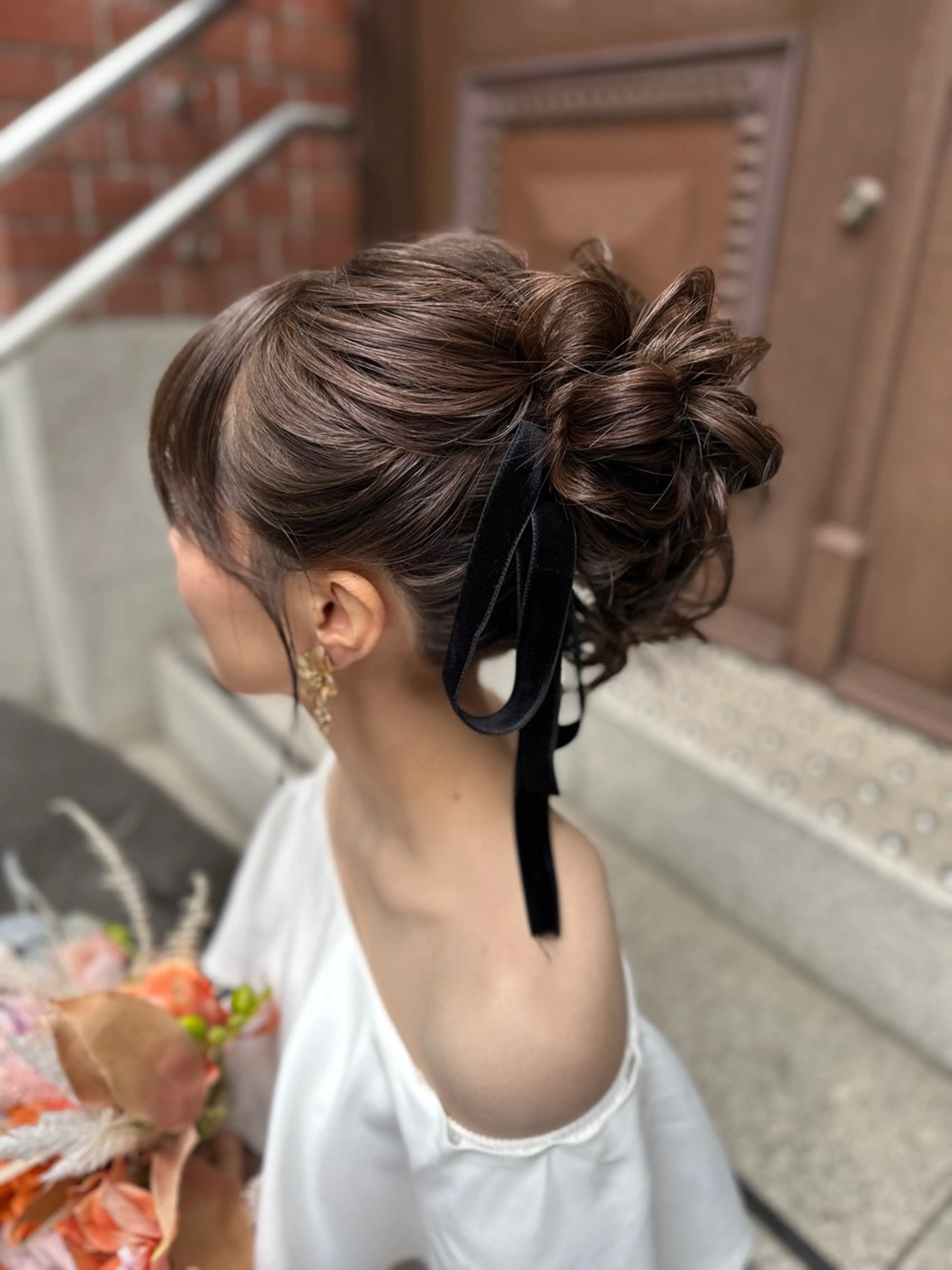 ヘアセット+浴衣着付けの写真