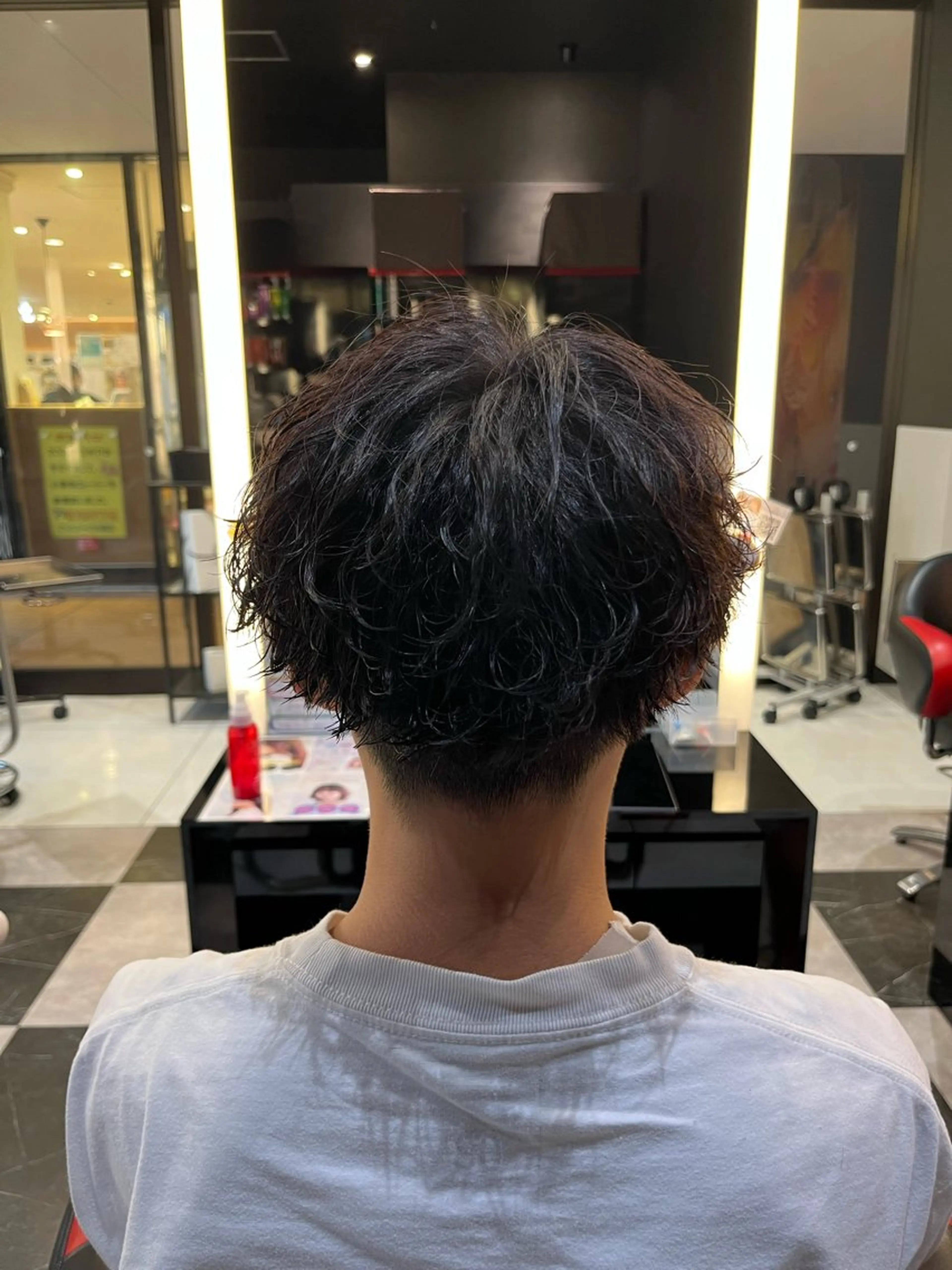 メンズ カット パーマ ボブパーマ/レイヤー カット/KINAMIのヘアスタイル