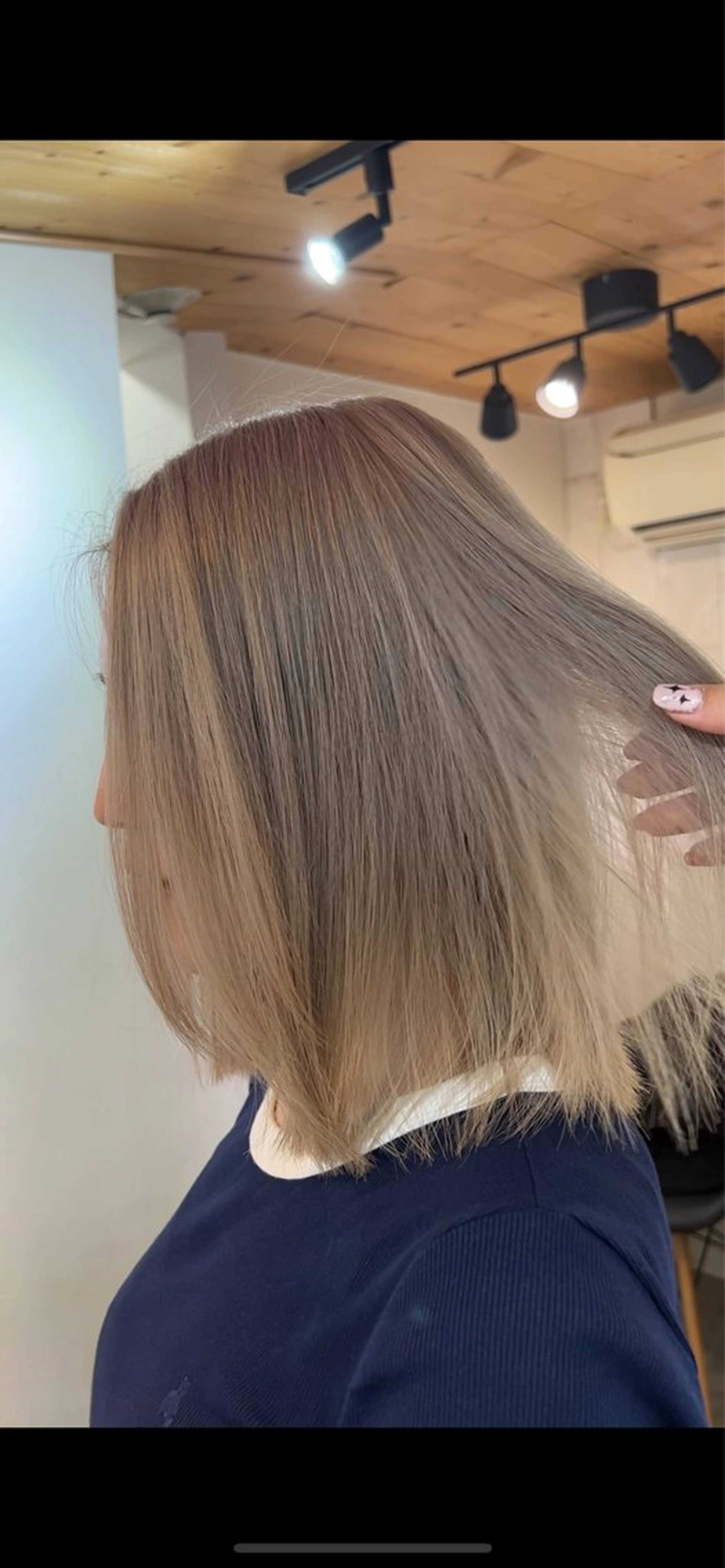 ミディアム カラー トリートメント ヘアカラー トリートメント 韓国/ハイトーン/ ボブ🎀MIKU🎀のヘアスタイル