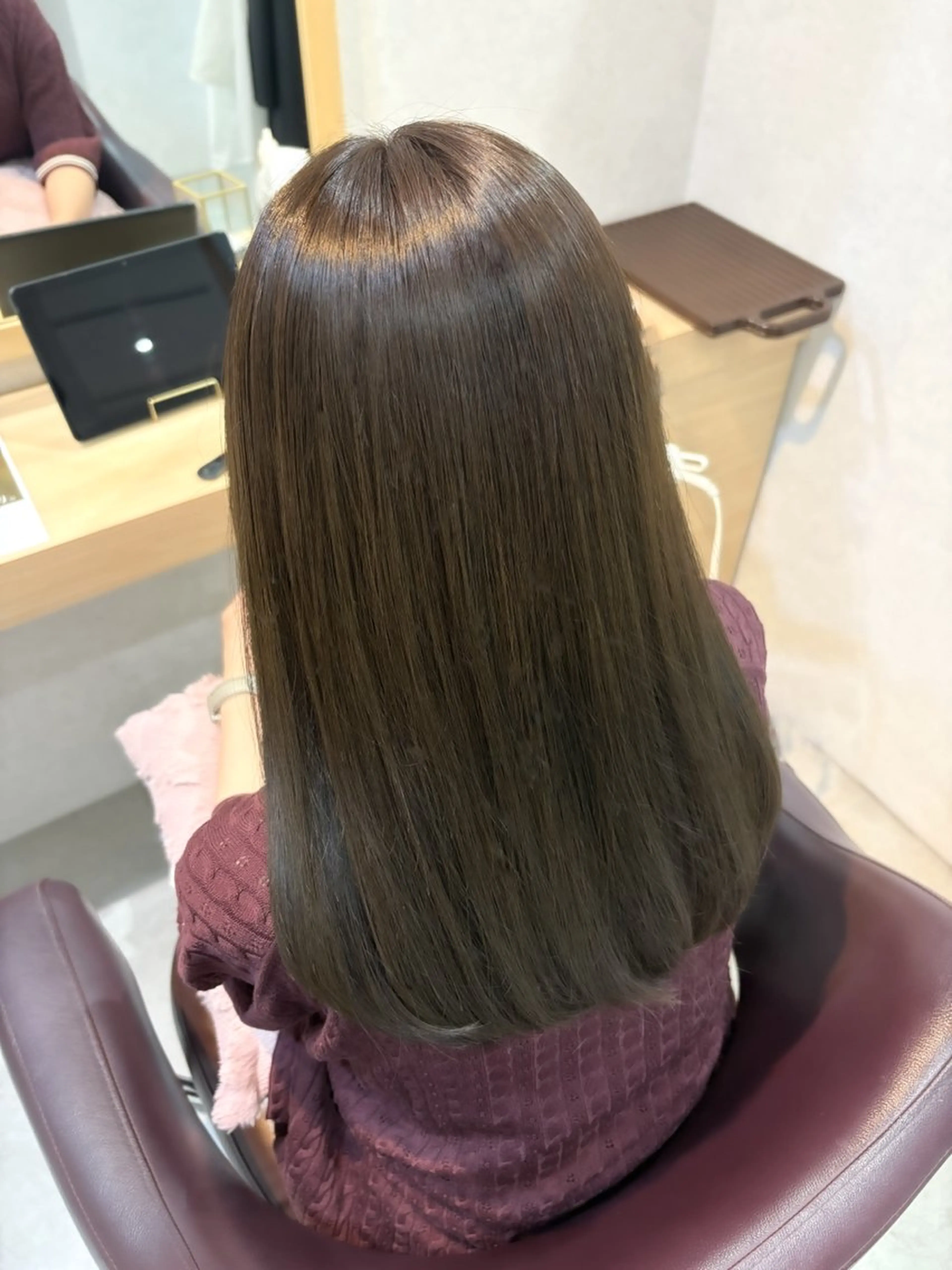 セミロング カラー カット ヘアカラー トリートメント ブラウンカラー 🫧tomoka🫧のヘアスタイル