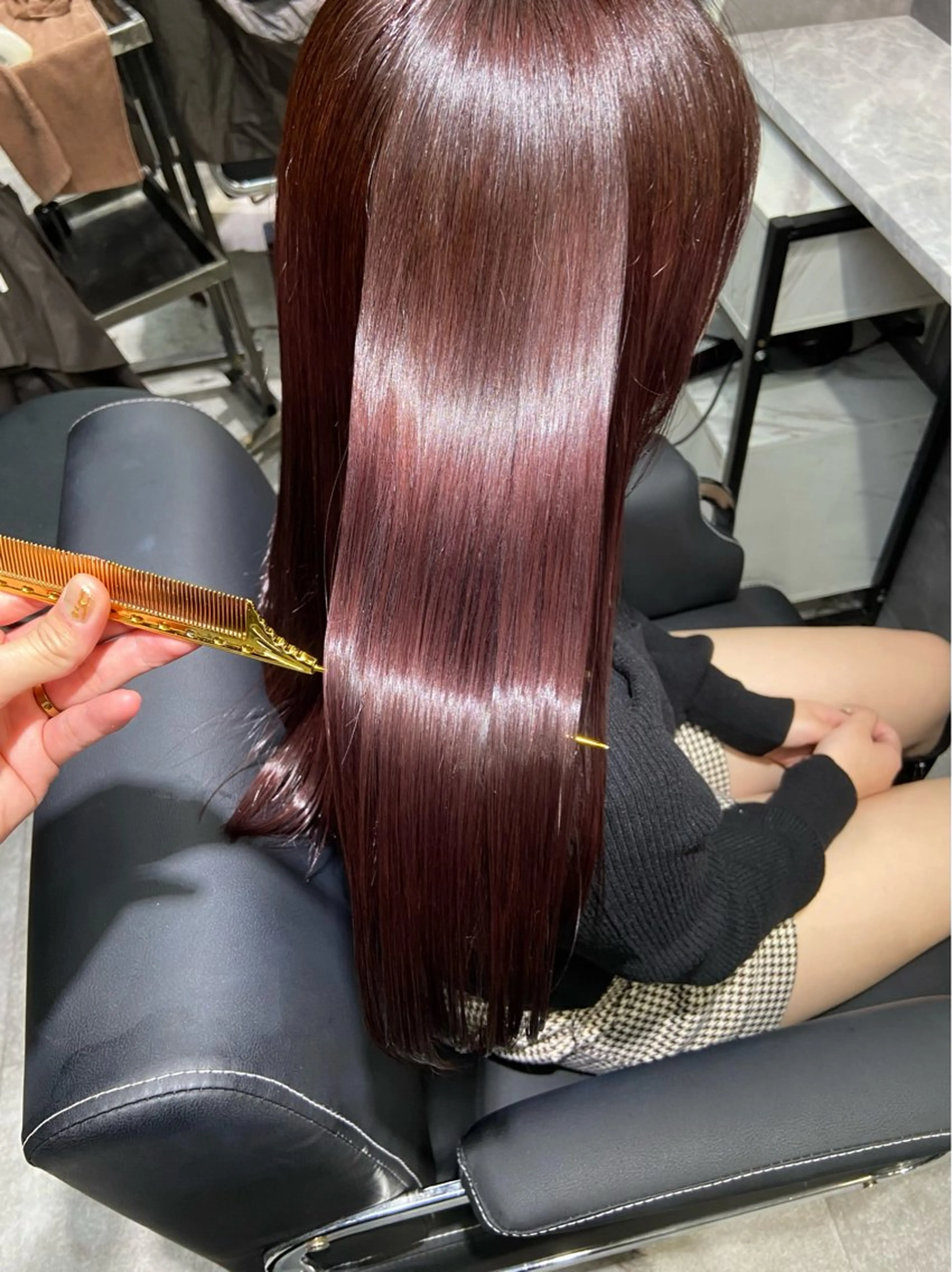 セミロング 髪質改善 トリートメント 🦉静かに過ごしたい 方、個室席🦉タナカのヘアスタイル