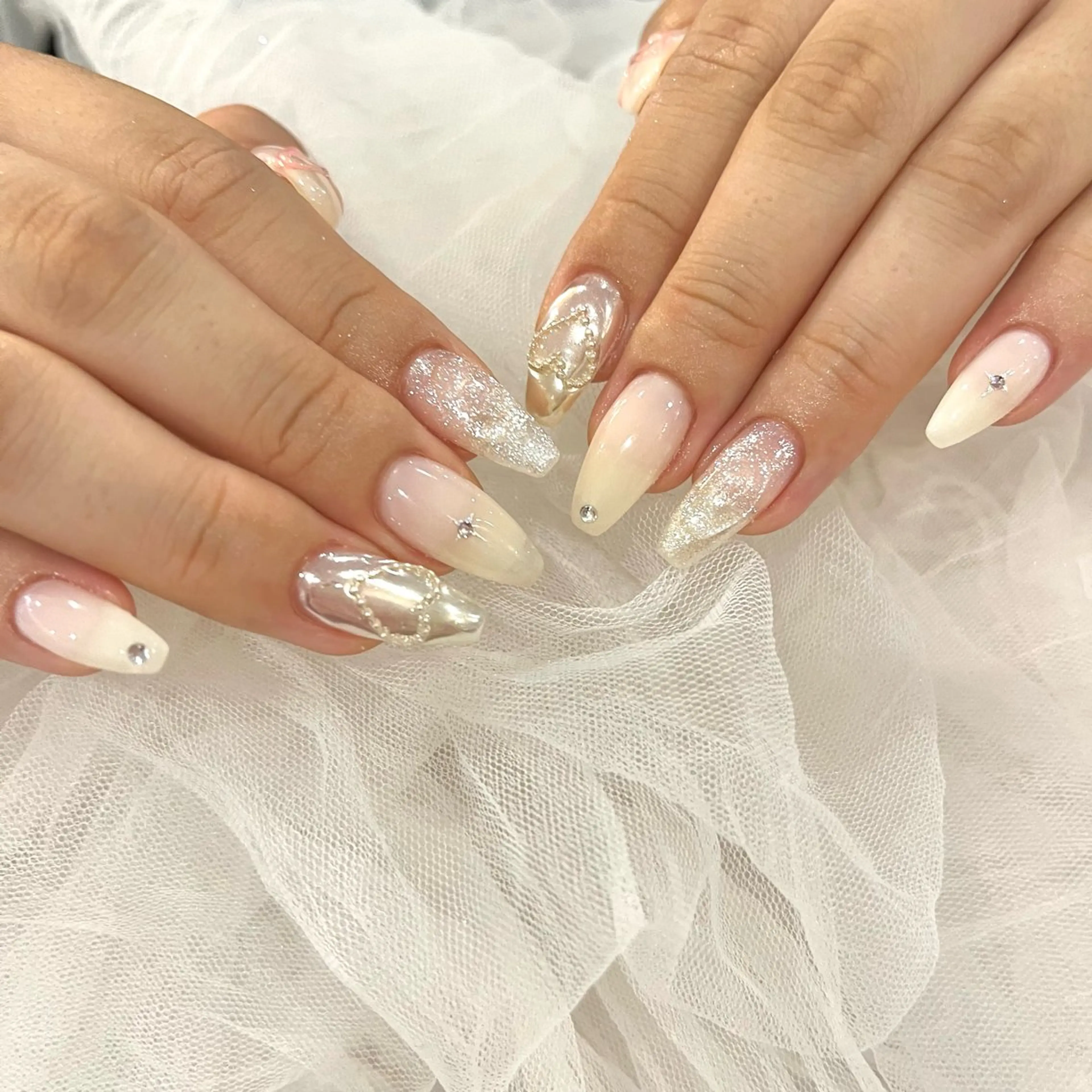 ネイル ハンドネイル Cleo伏見店🌿 Momokaのネイルデザイン