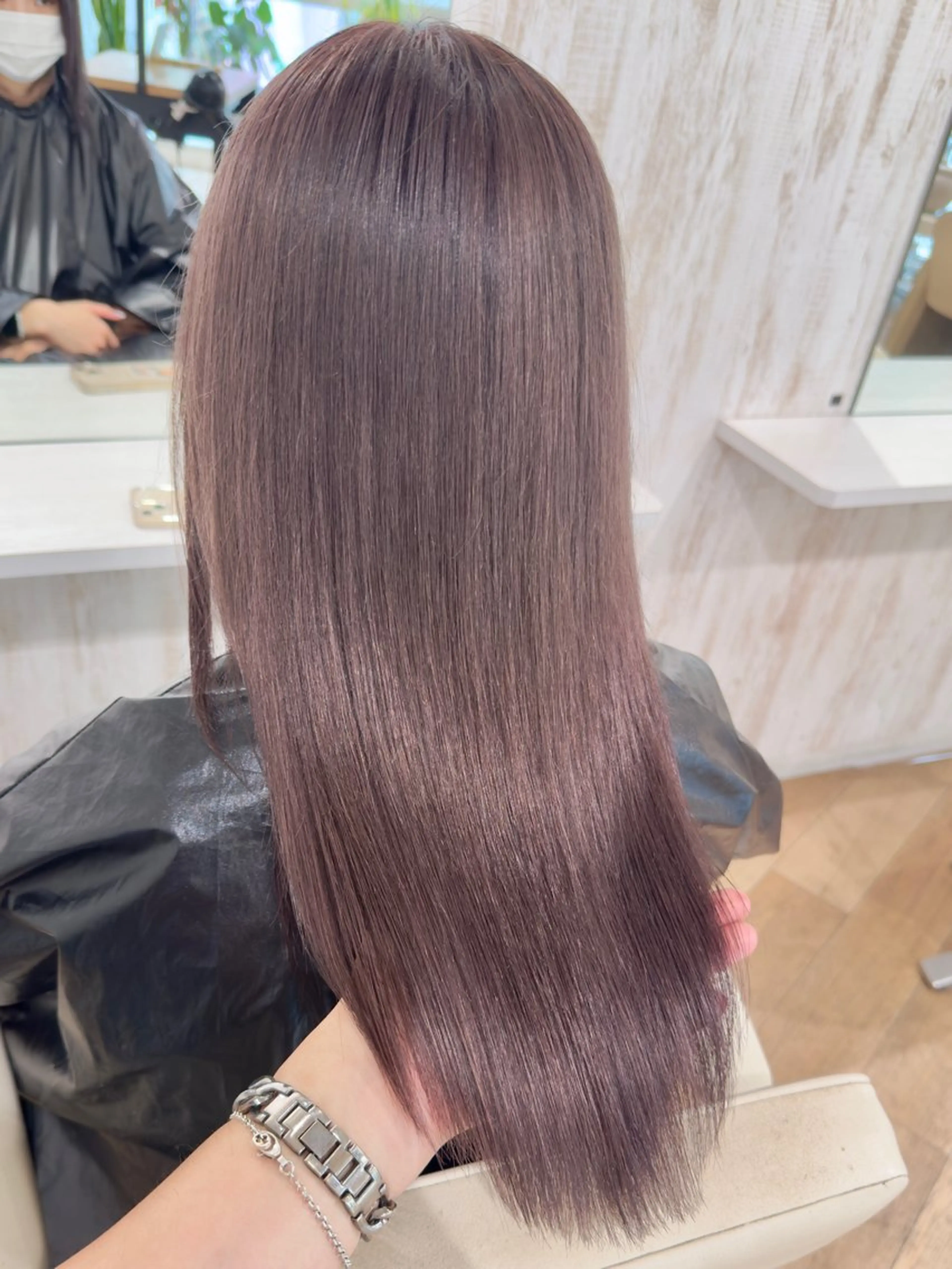 ミディアム カラー 立川/ブリーチ/ 髪質改善/西川翔真のヘアスタイル