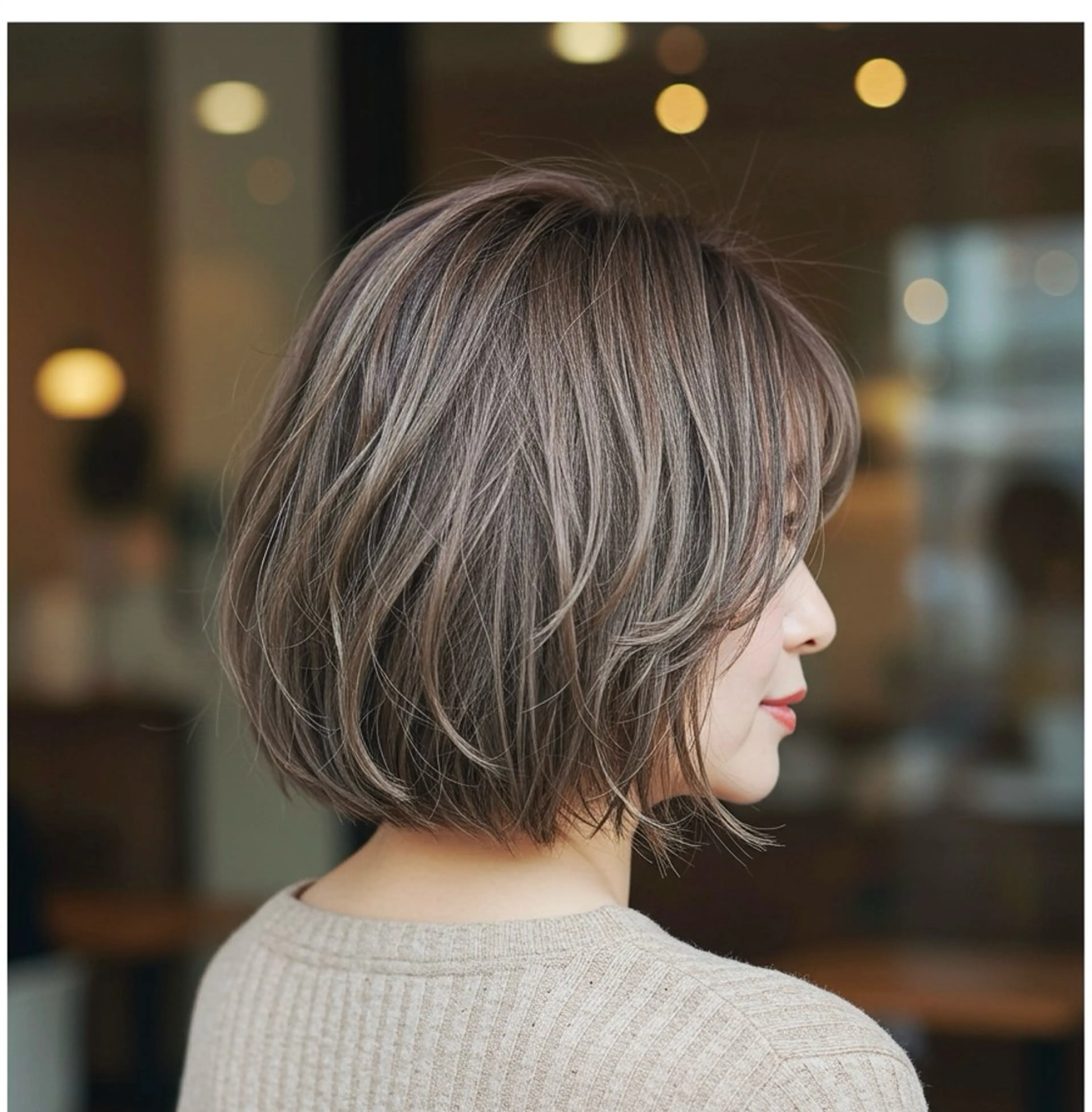 ミディアム カラー 似合わせショート /なおき/表参道のヘアスタイル