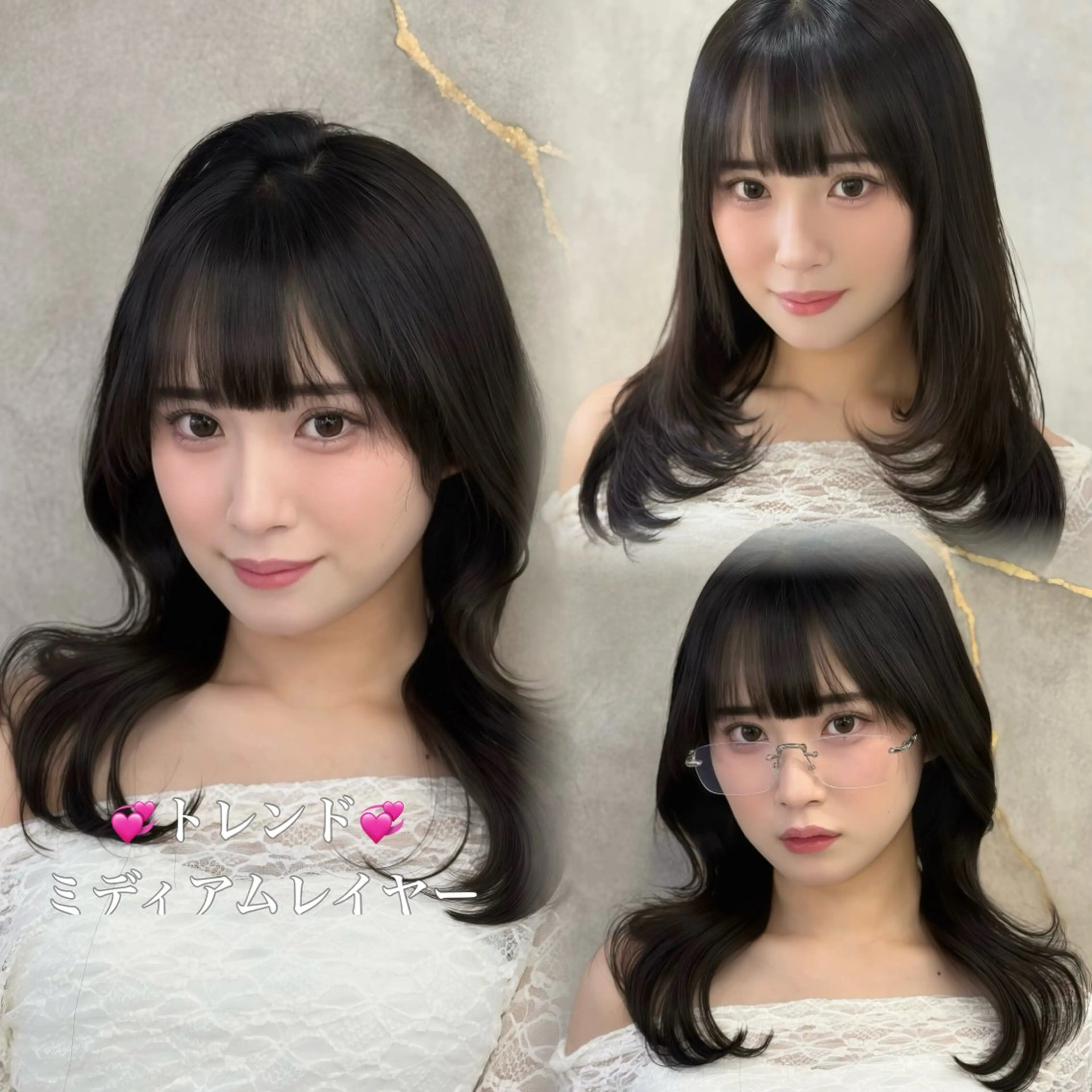 ロング カラー カット ヘアカラー トリートメント 韓国レイヤー× 艶髪 池袋/ハナ🌷のヘアスタイル