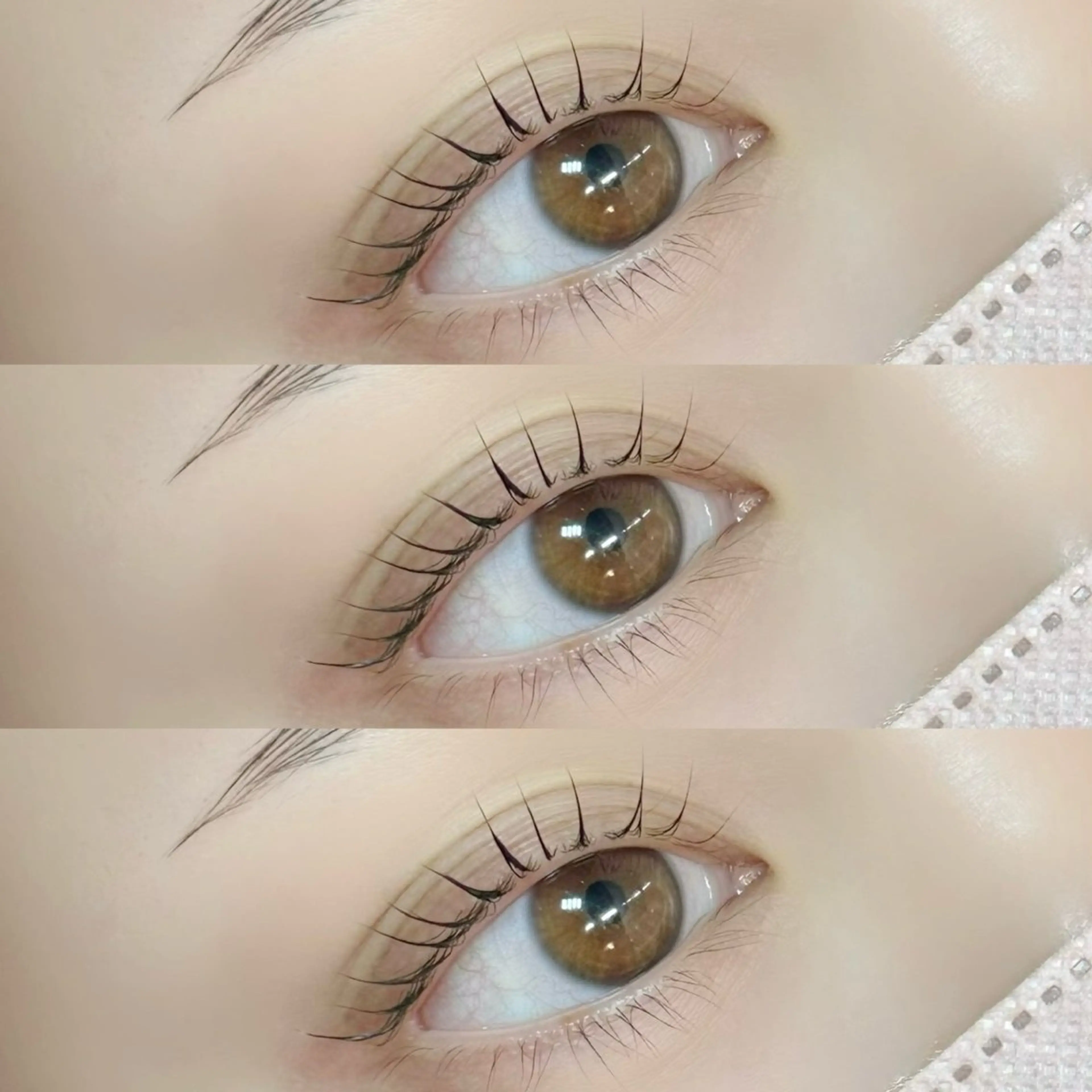 マツエク・マツパ 一重×まつ毛パーマ マツパ 田中 綺乃のマツエク・マツパデザイン