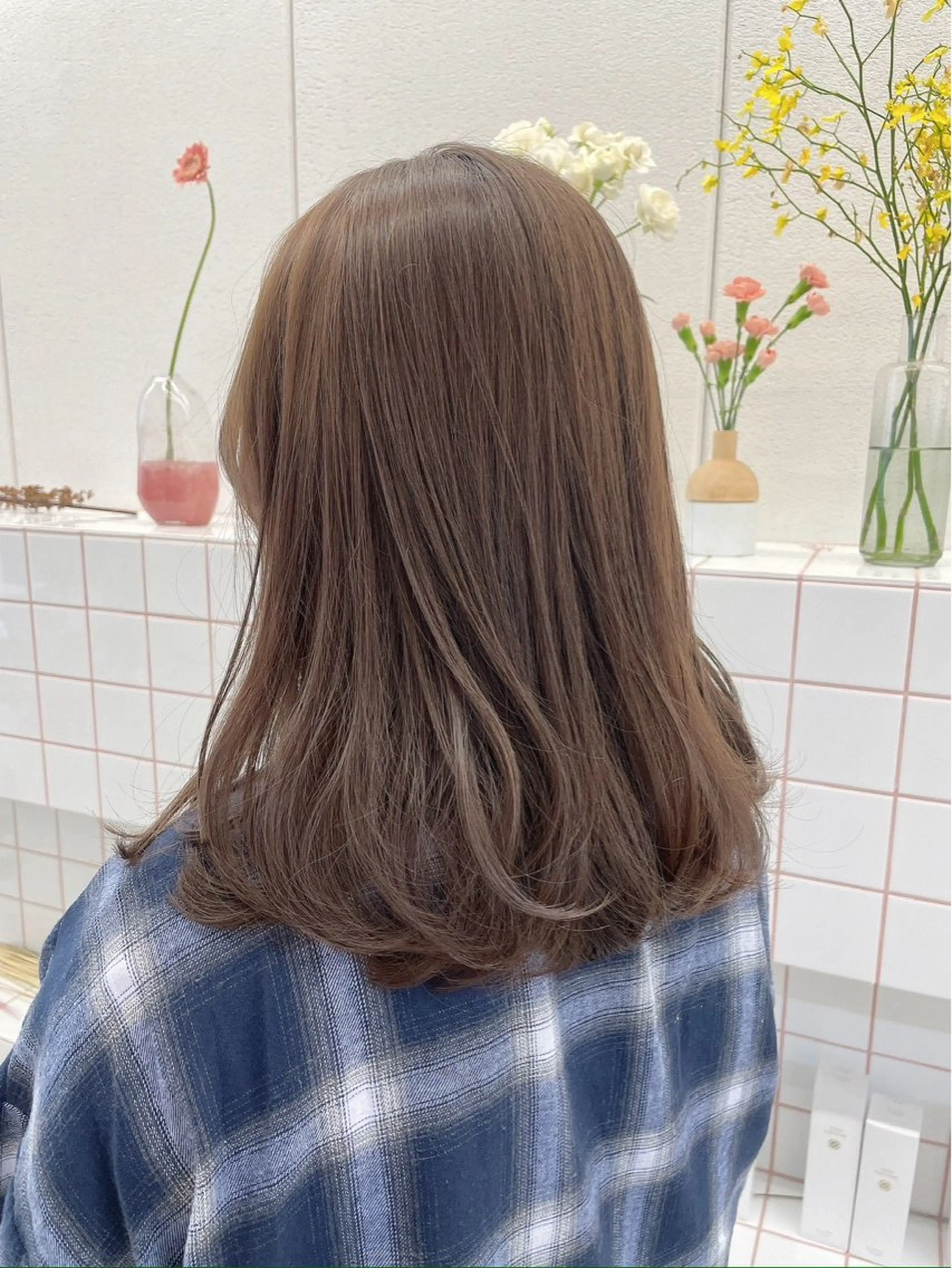 ロング カラー ヘアカラー 💐花屋併設💐 宮園　雛羽のヘアスタイル