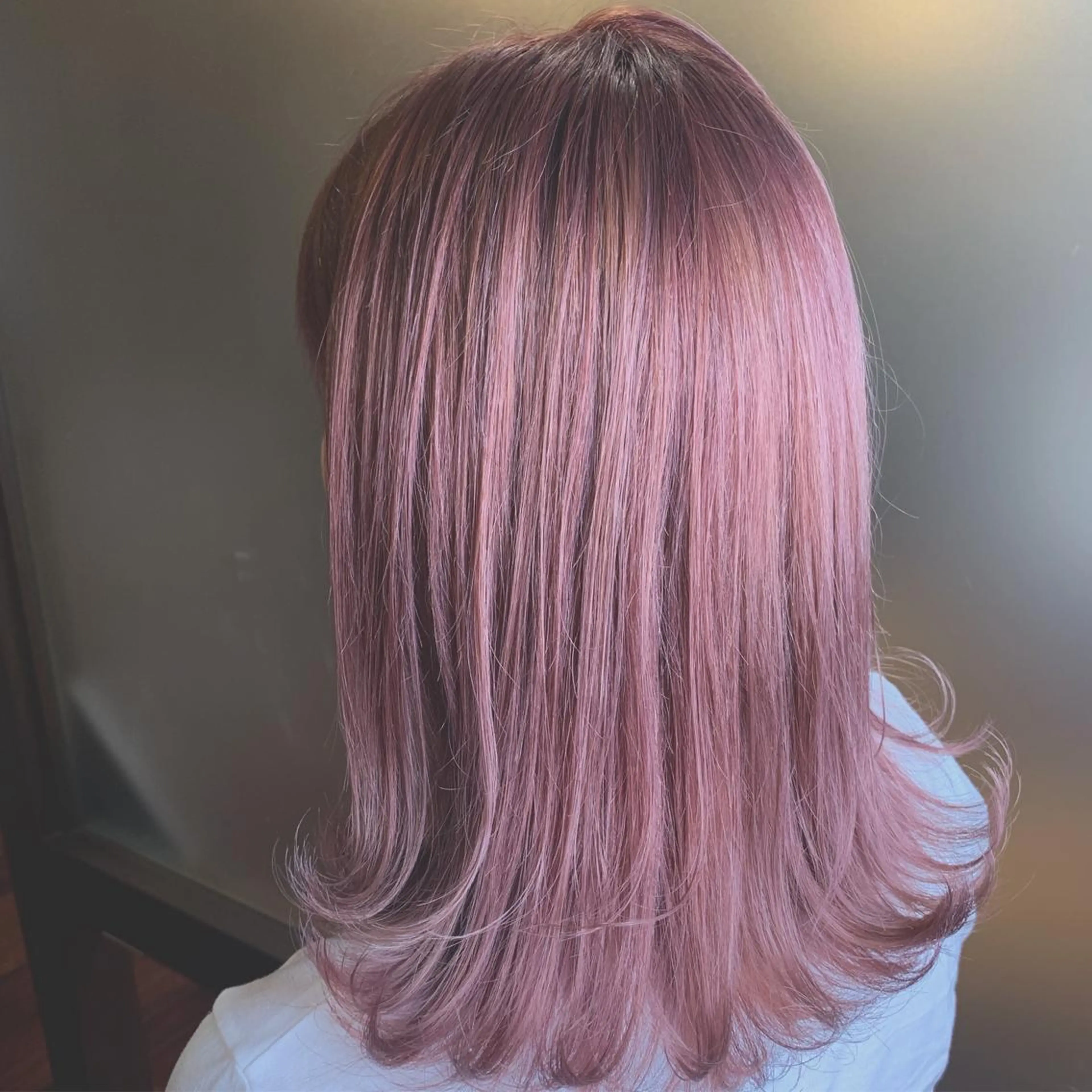 ミディアム カラー ブリーチ/アレンジ 天満/chihiroのヘアスタイル