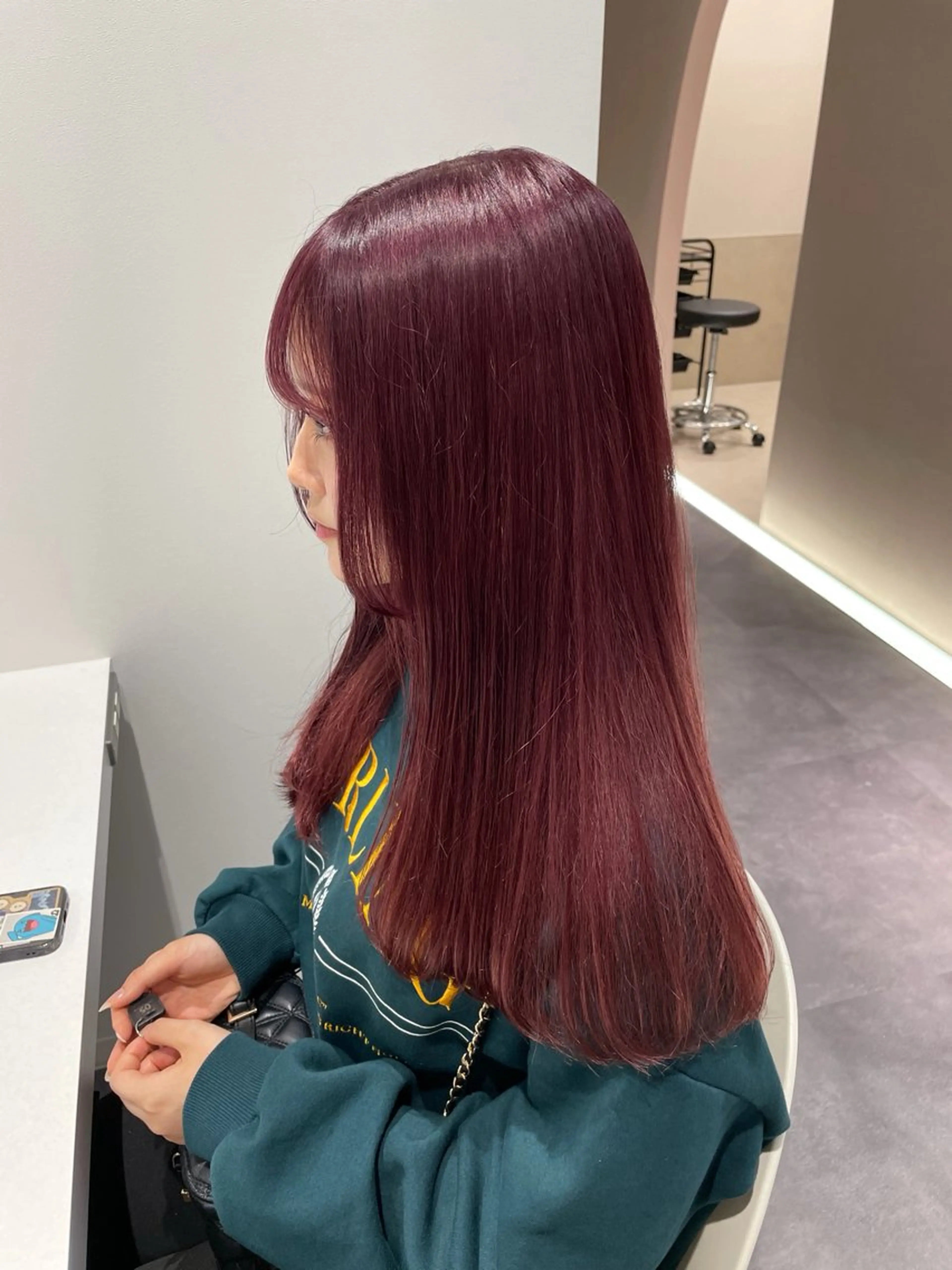 ロング カラー ヘアカラー トリートメント 佐野 えり奈のヘアスタイル