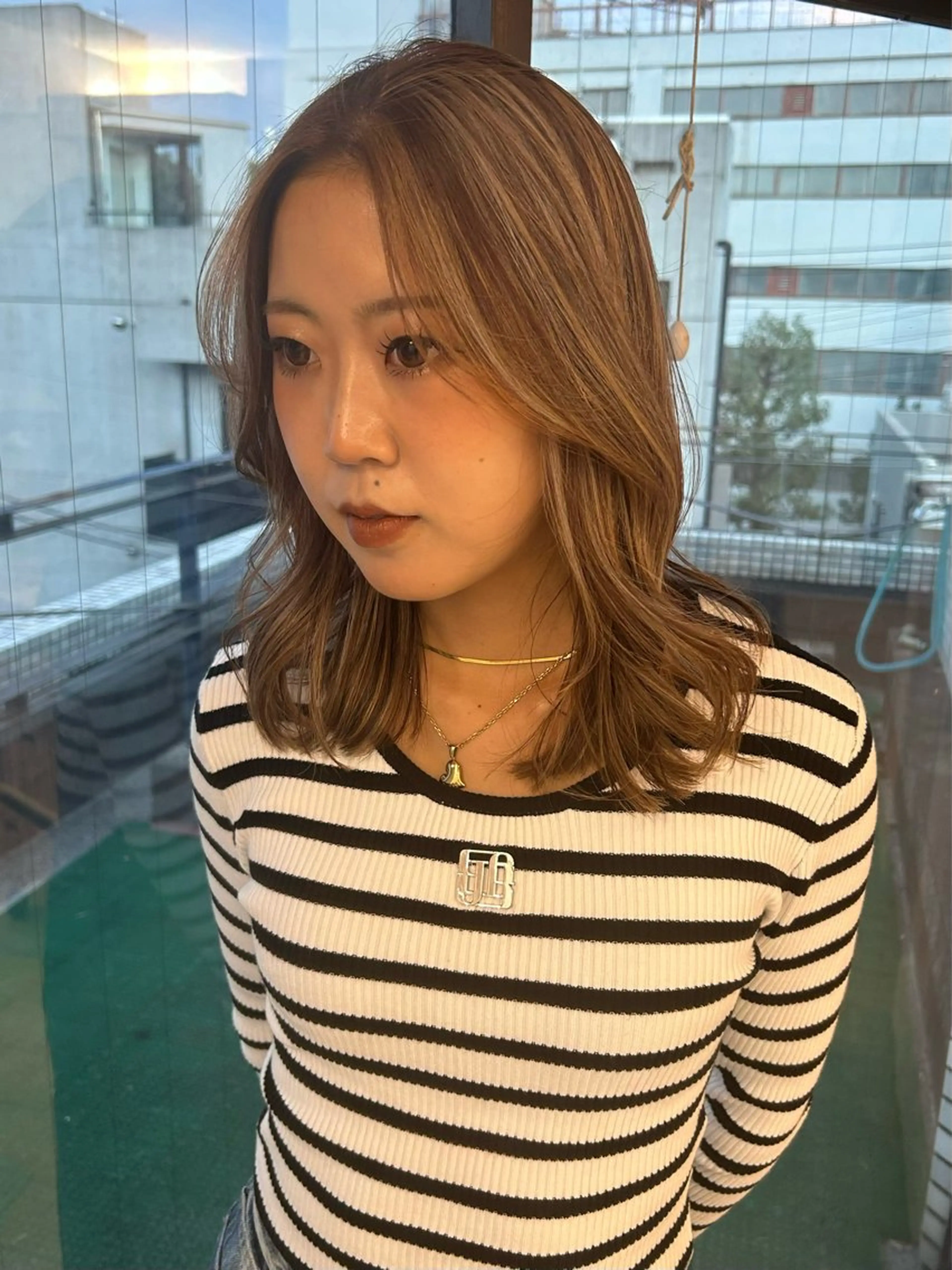 ミディアム カラー ブリーチ ダブルカラー ハイトーンカラー ブリーチなしカラー カット ヘアカラー トリートメント 180° OneEightyDegrees 中目黒所属・Himari 【ハイトーンカラー】のヘアスタイル