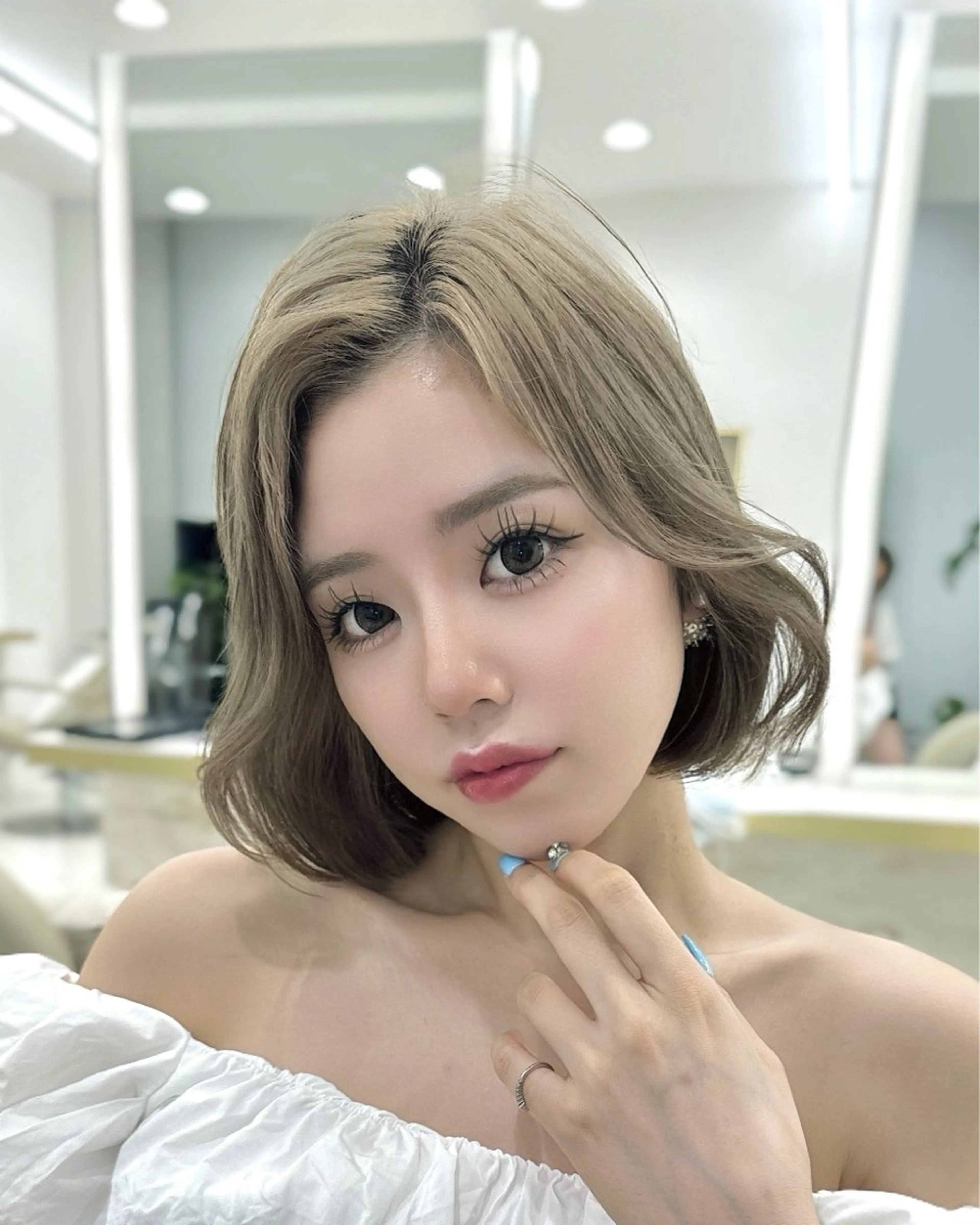 ショート カット トリートメント 韓国顔まわり/前髪 /レイヤー/いつきのヘアスタイル