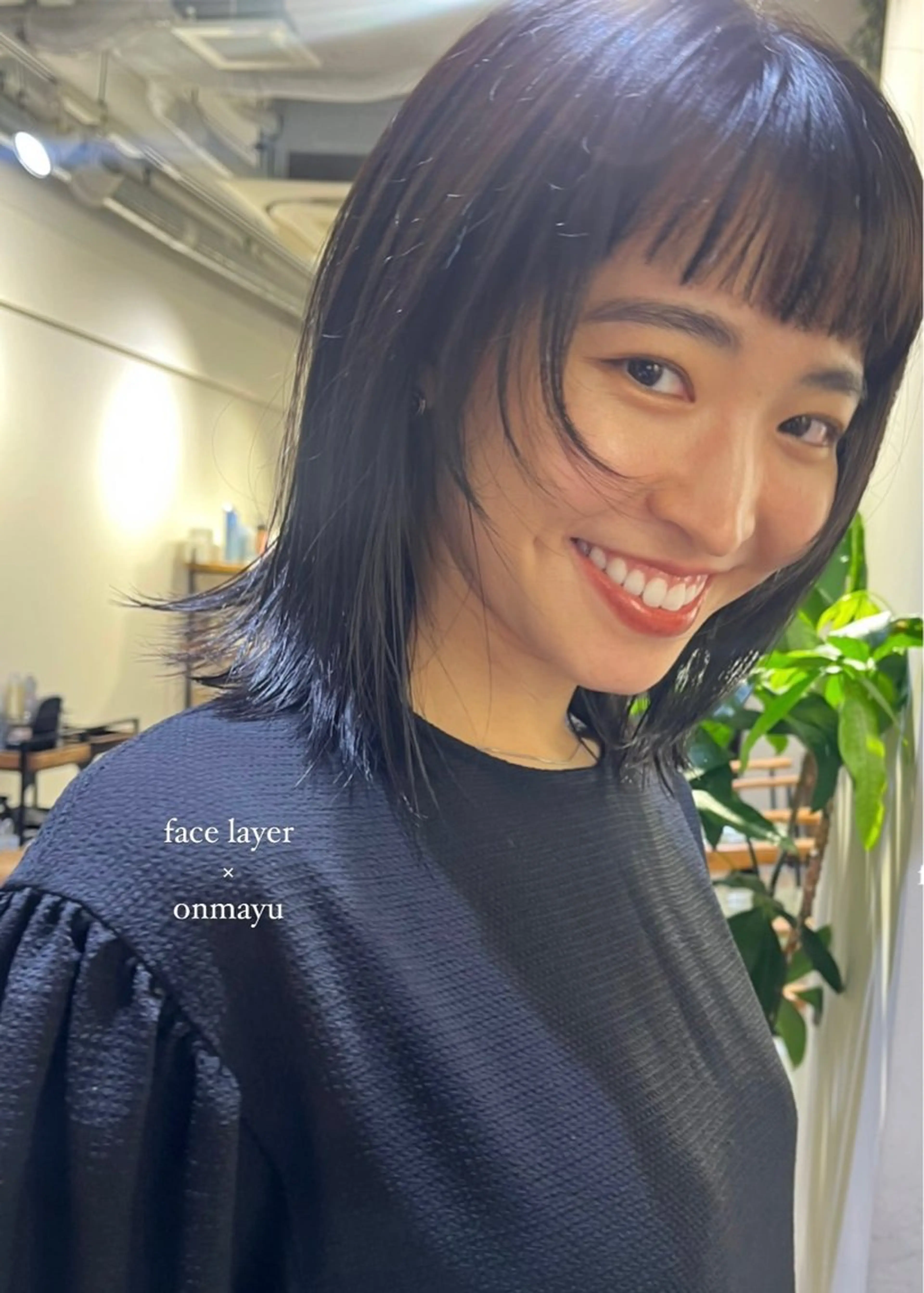 ミディアム Garland  Ginza所属・モモ🍑 レイヤー/ボブ/暖色のヘアスタイル