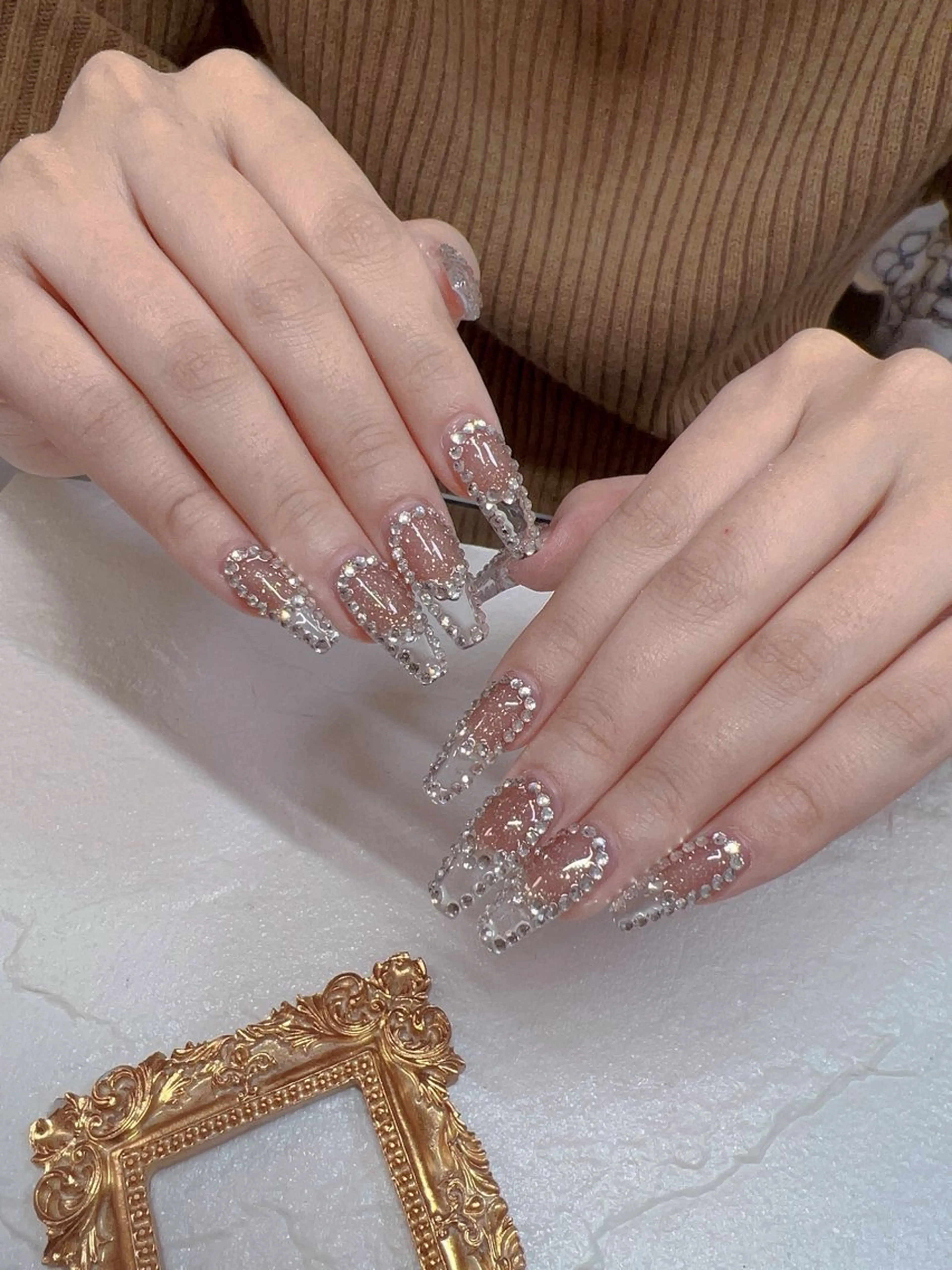 ネイル キラキラネイル 清水 吹雪のネイルデザイン