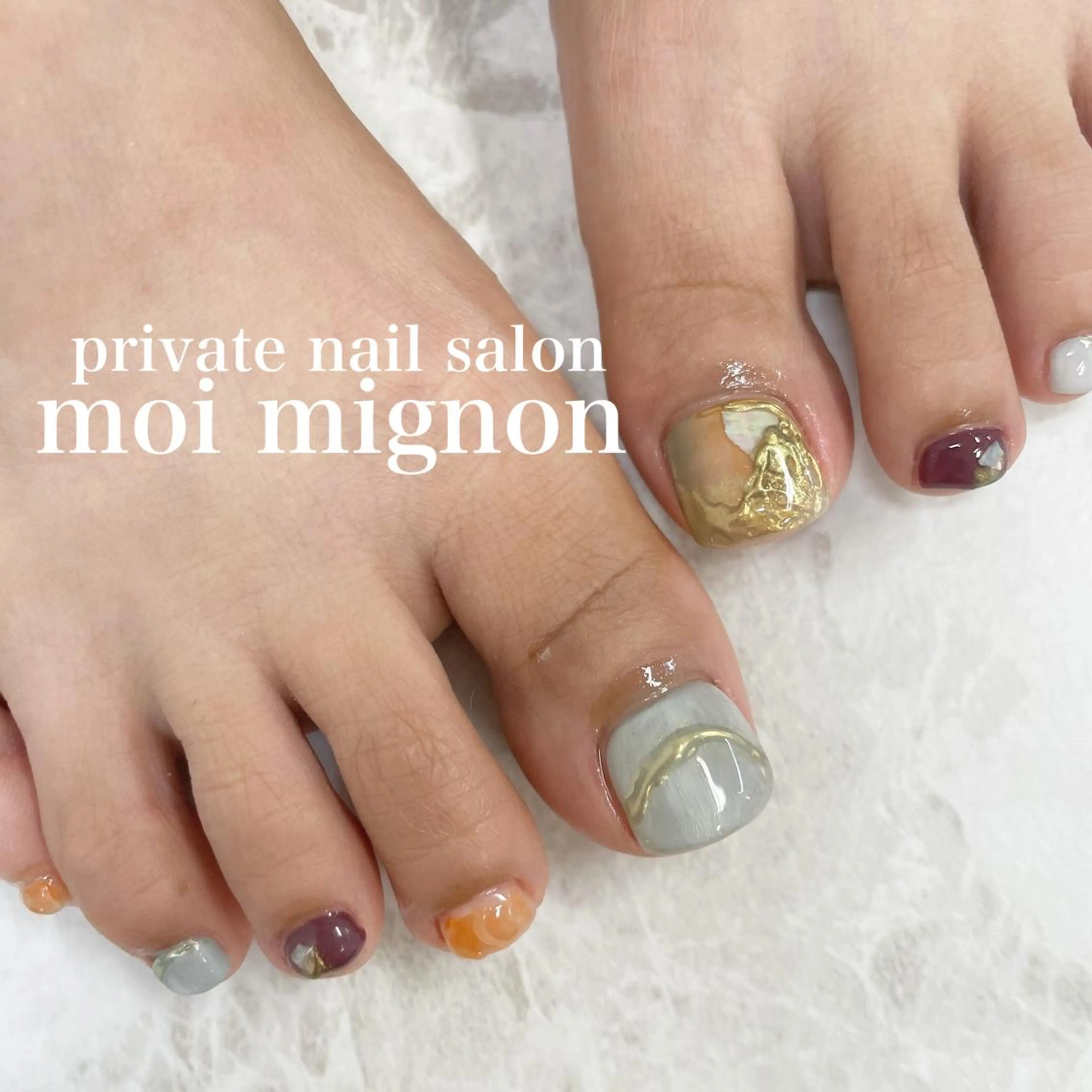 ネイル フットネイル 持ち込み nailist Aki♡のネイルデザイン