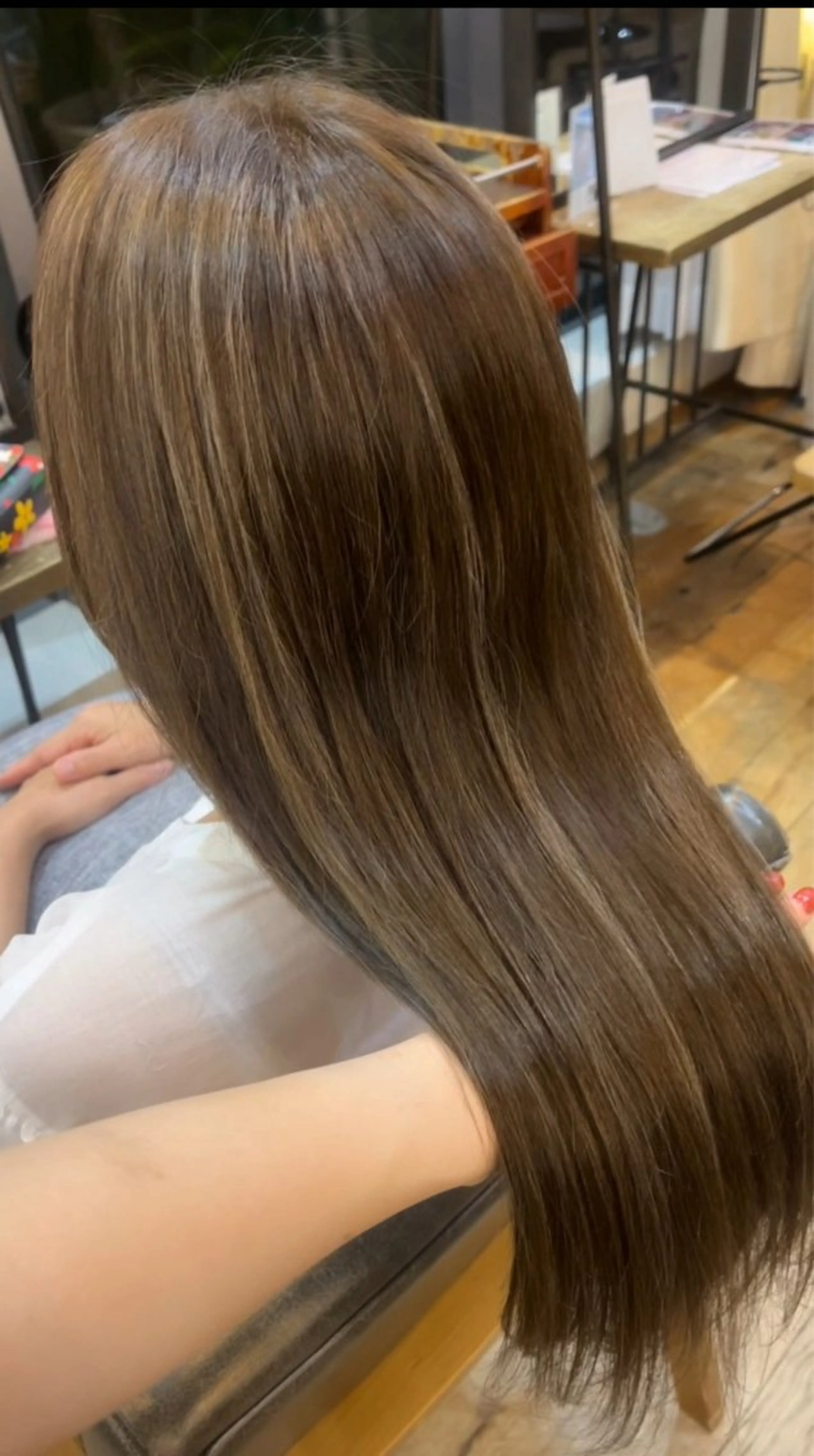 カラー ハイライトカラー 東茉央/透明感カラー /パーマ🧸銀座のヘアスタイル