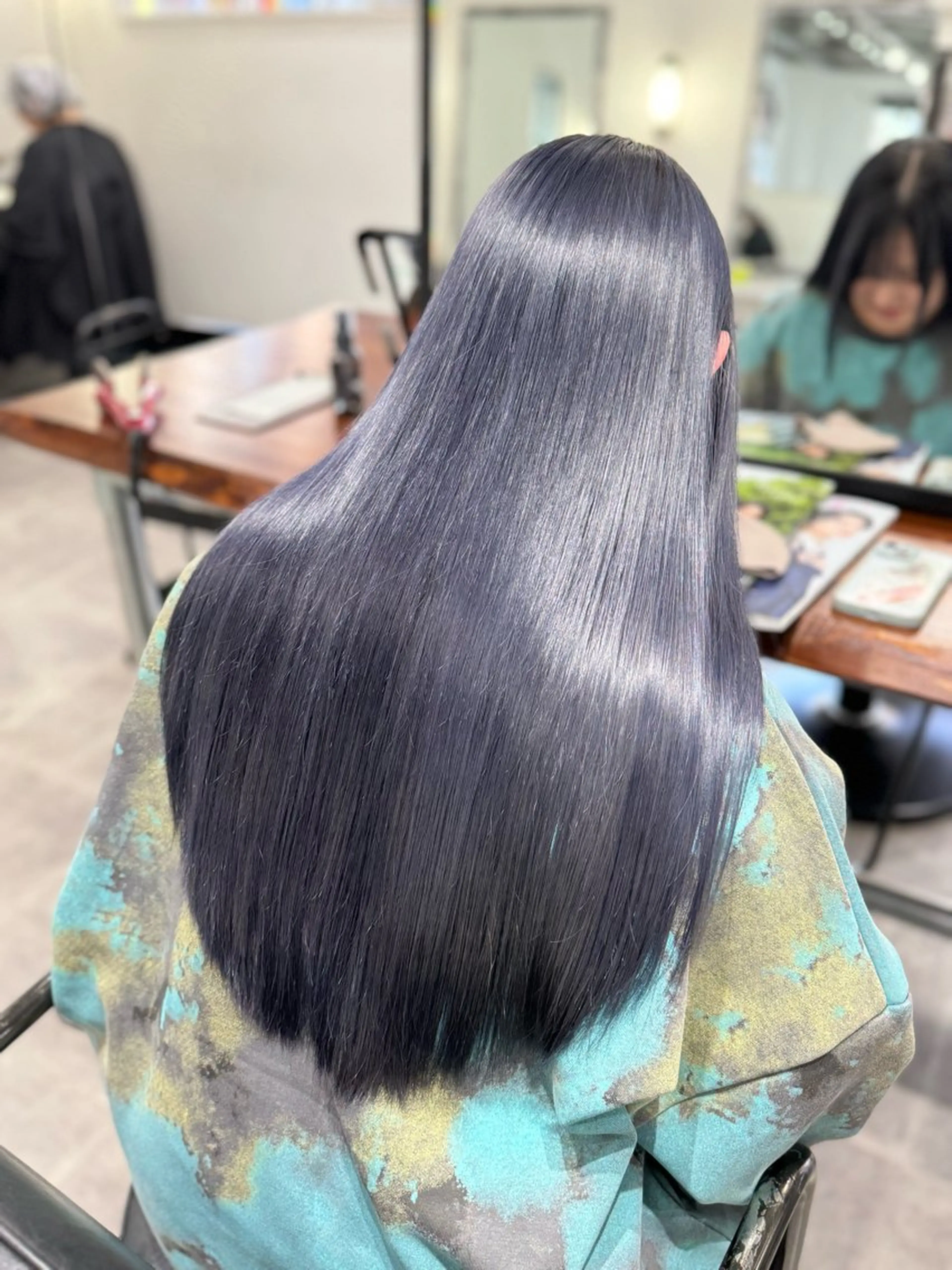 ロング カット ヘアカラー トリートメント ダメージレスブリーチ /艶髪/横須賀智也のヘアスタイル