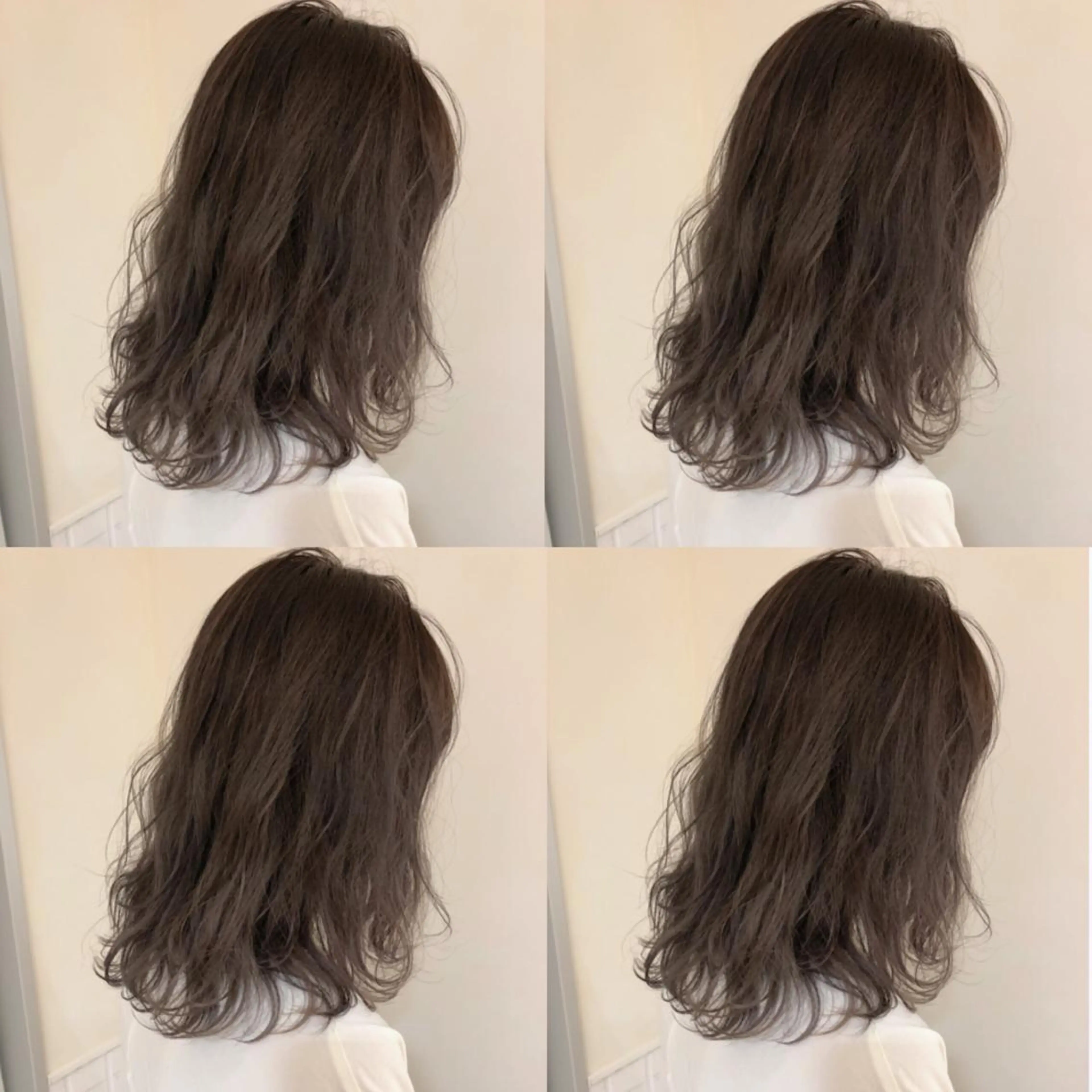 セミロング カラー 🤎ベージュカラー 🐶メンズパーマのヘアスタイル