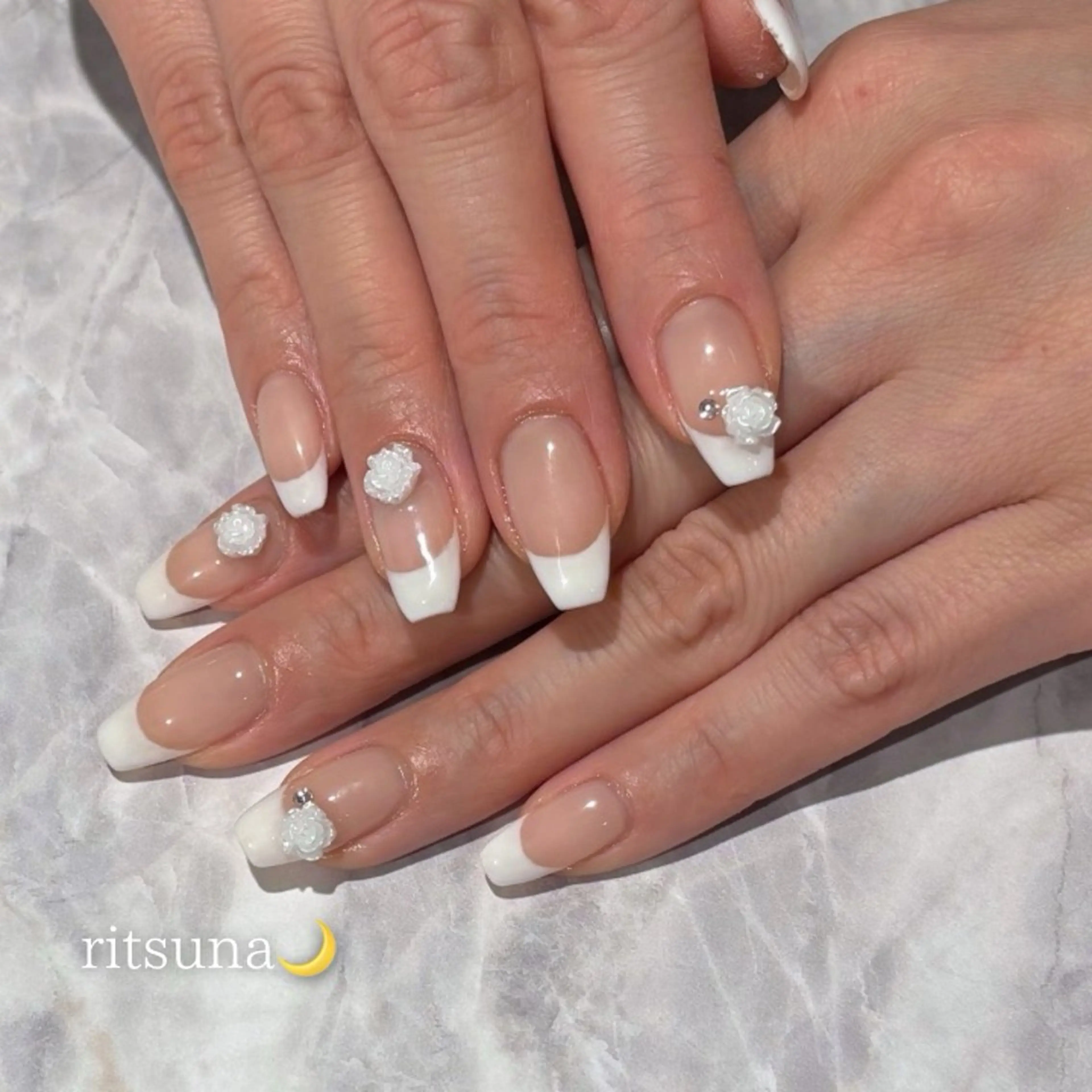 ネイル ハンドネイル ritsuna🌙 nail堺筋本町のネイルデザイン