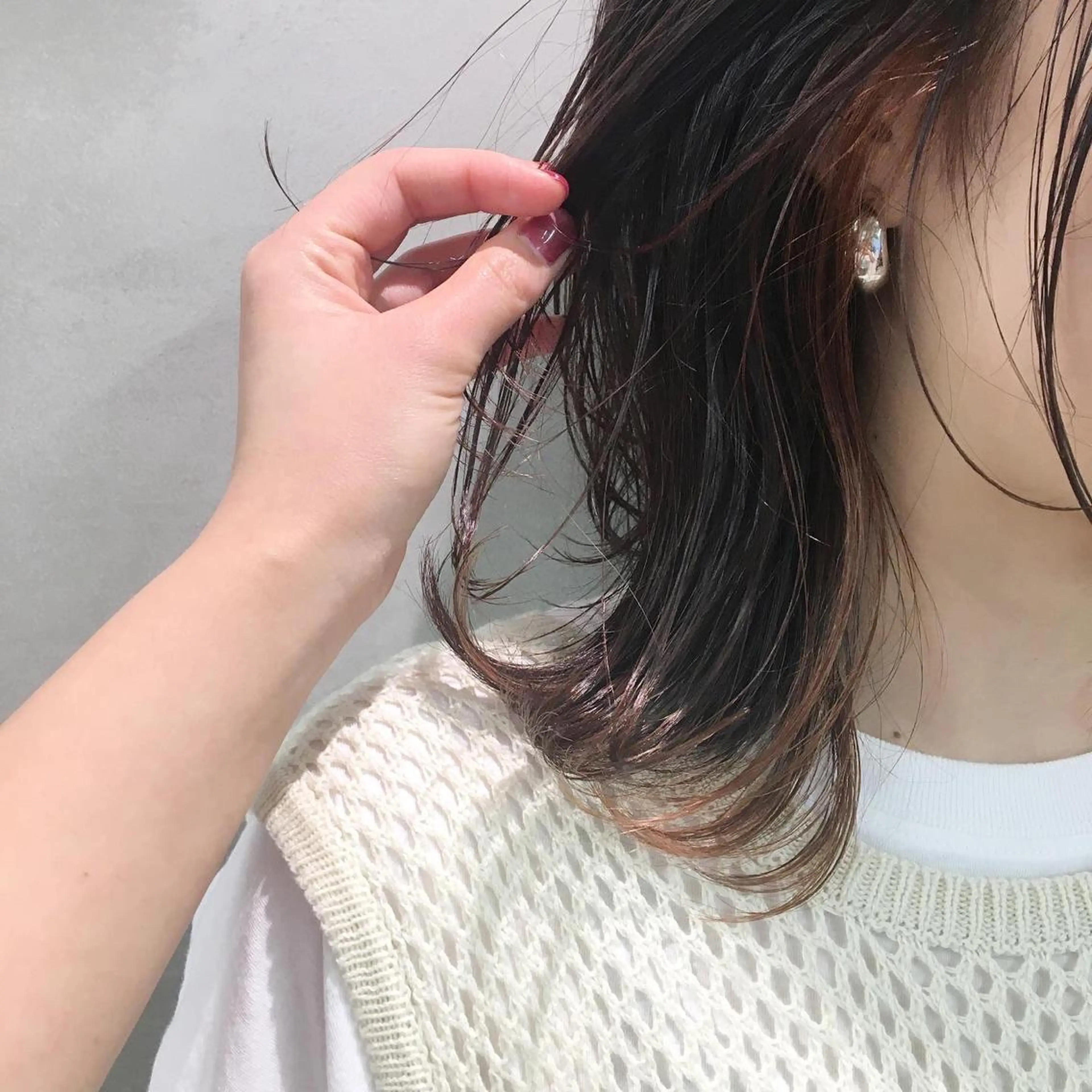 カラー イラブ ちかのヘアスタイル