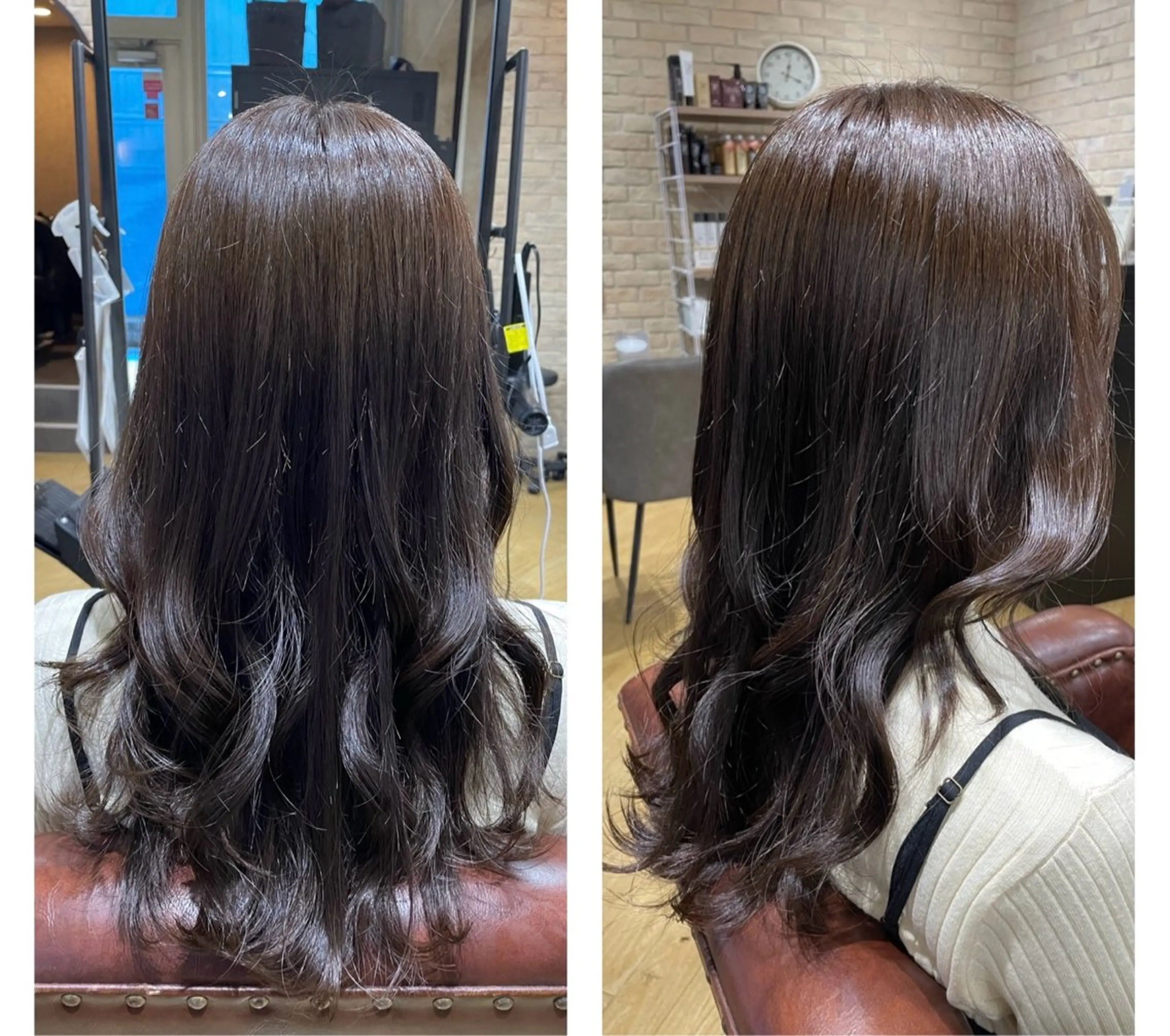 ロング 顔まわりレイヤー 顔周りカット レイヤーカット MIKU ナチュラルヘア✂️✨のヘアスタイル