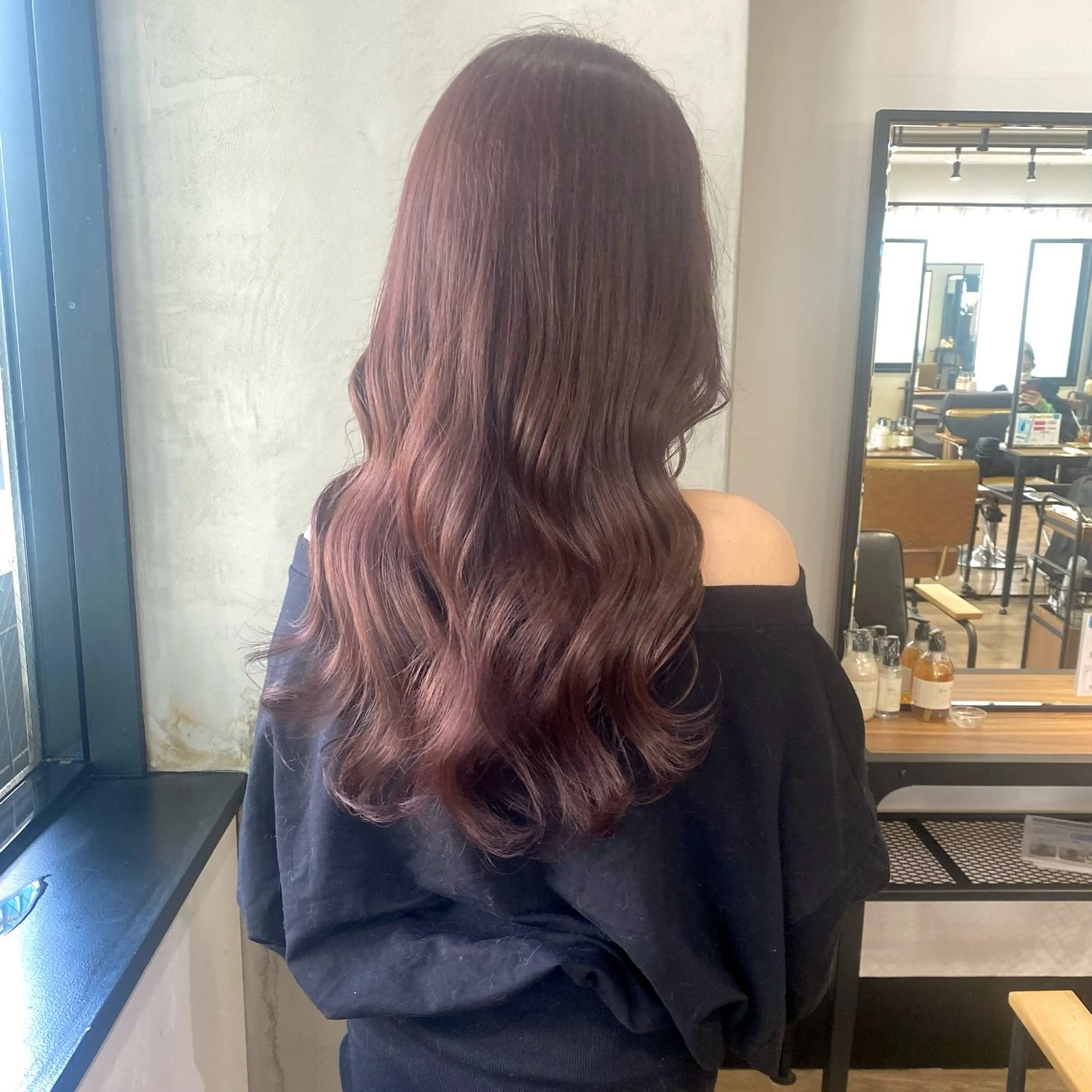ロング カラー カット ヘアカラー トリートメント otoha✳︎ くすみカラーのヘアスタイル
