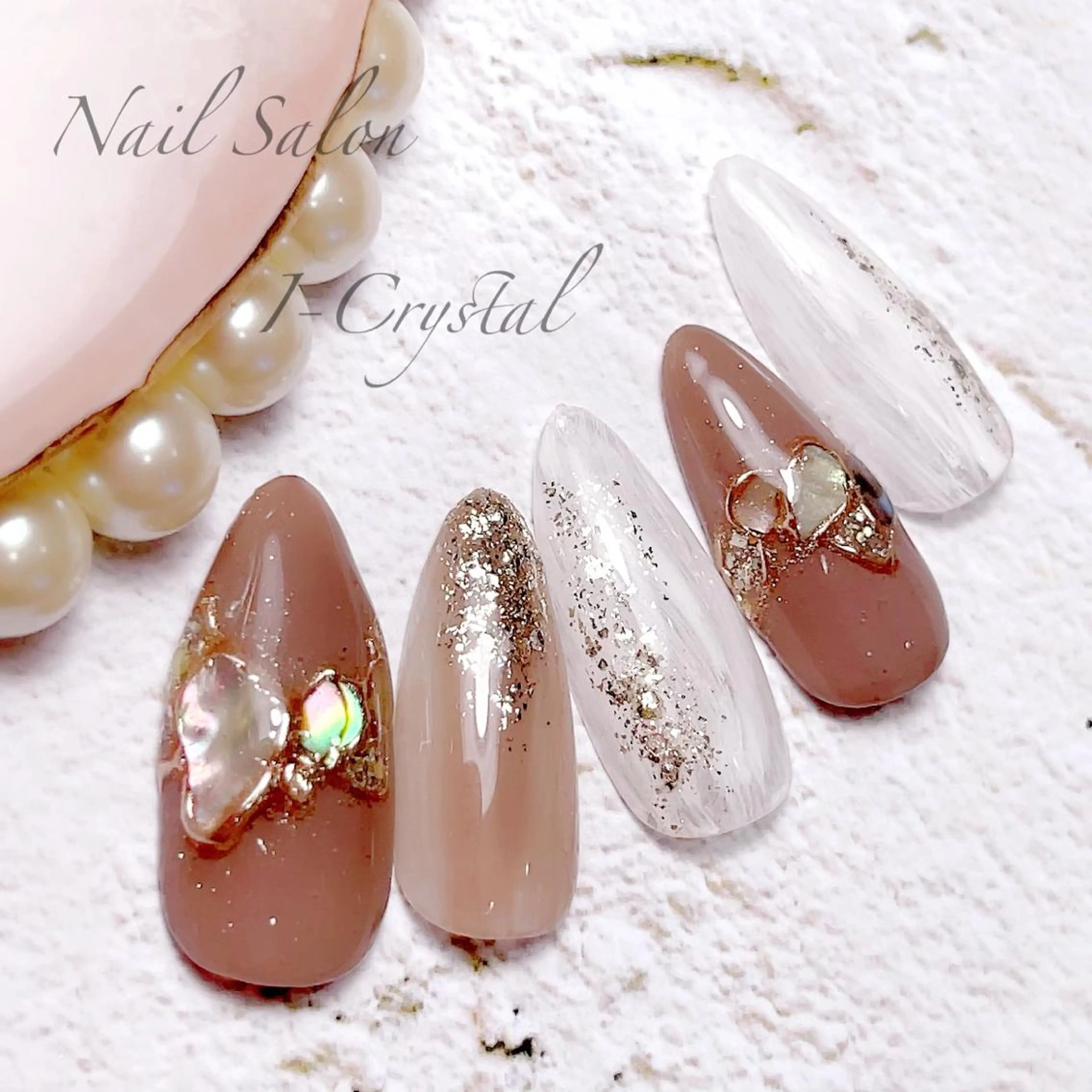ネイル フットネイル ジェルネイル ニュアンスネイル パラジェル 春ネイル NailSalon  I-Crystal所属・中村 郁美のネイルデザイン