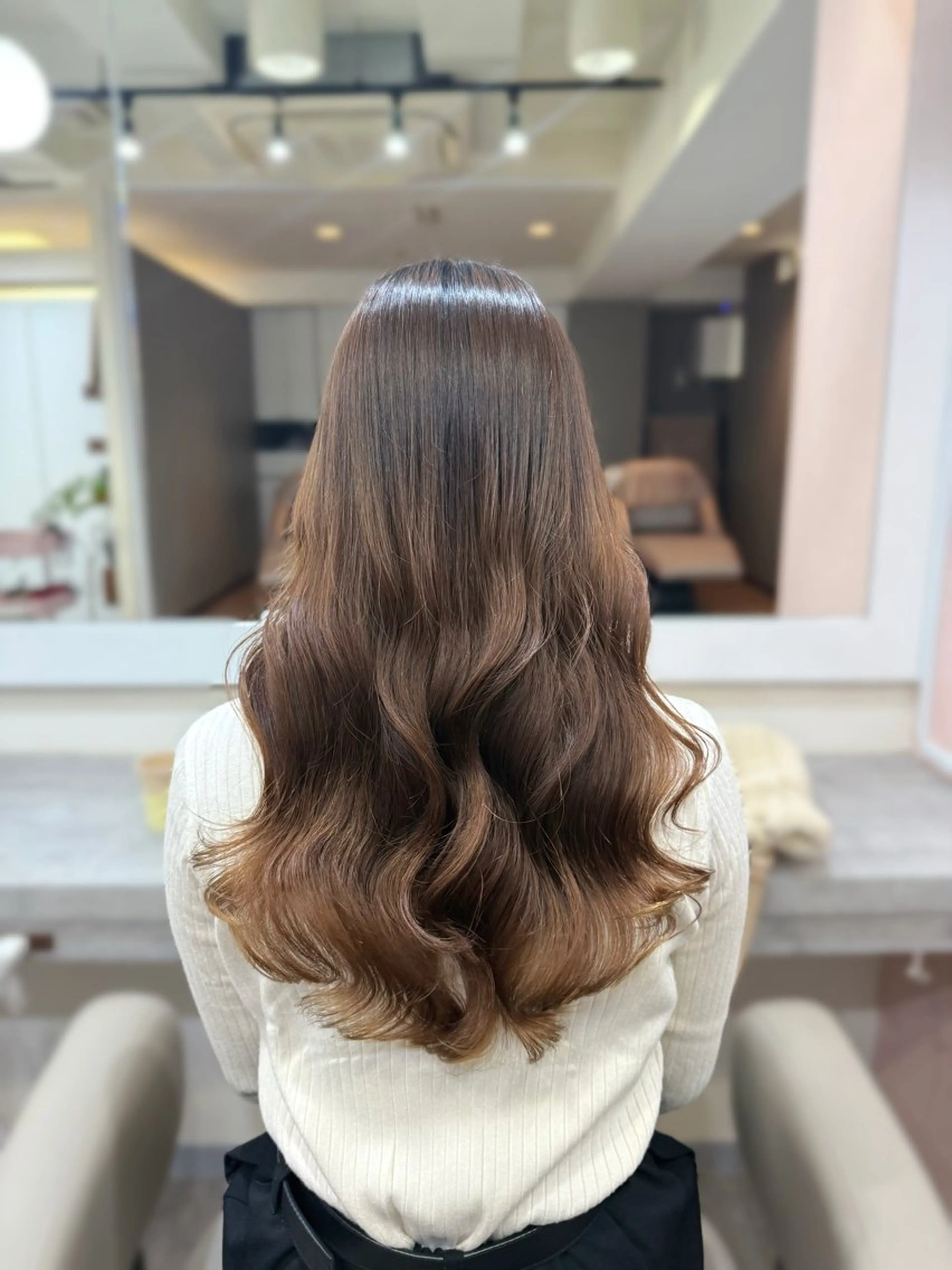 ロング 縮毛矯正 ace share salon所属・韓国風パーマ/ 菅沼 成郷のヘアスタイル