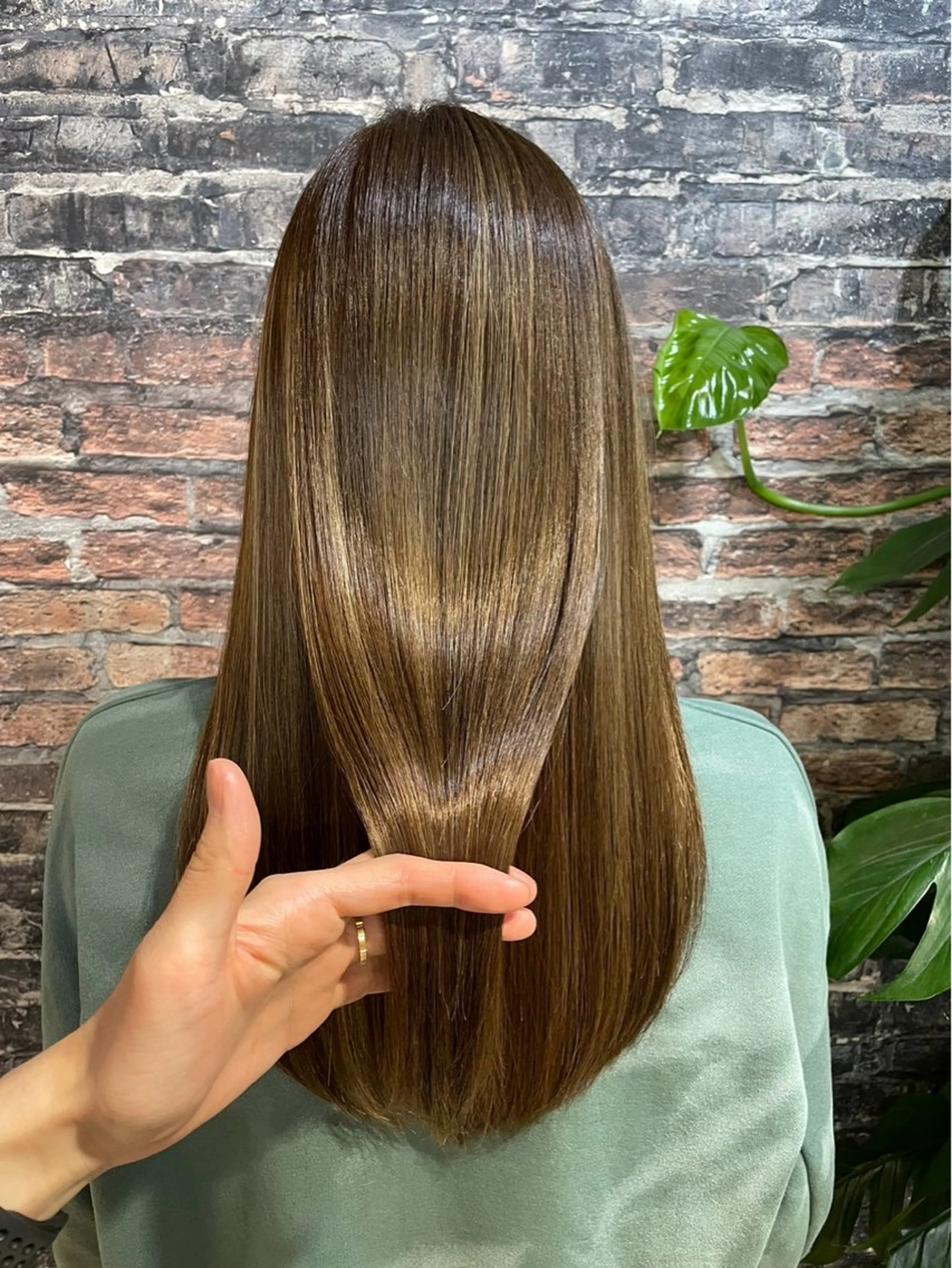 セミロング 髪質改善／韓国風 恵比寿/Renのヘアスタイル