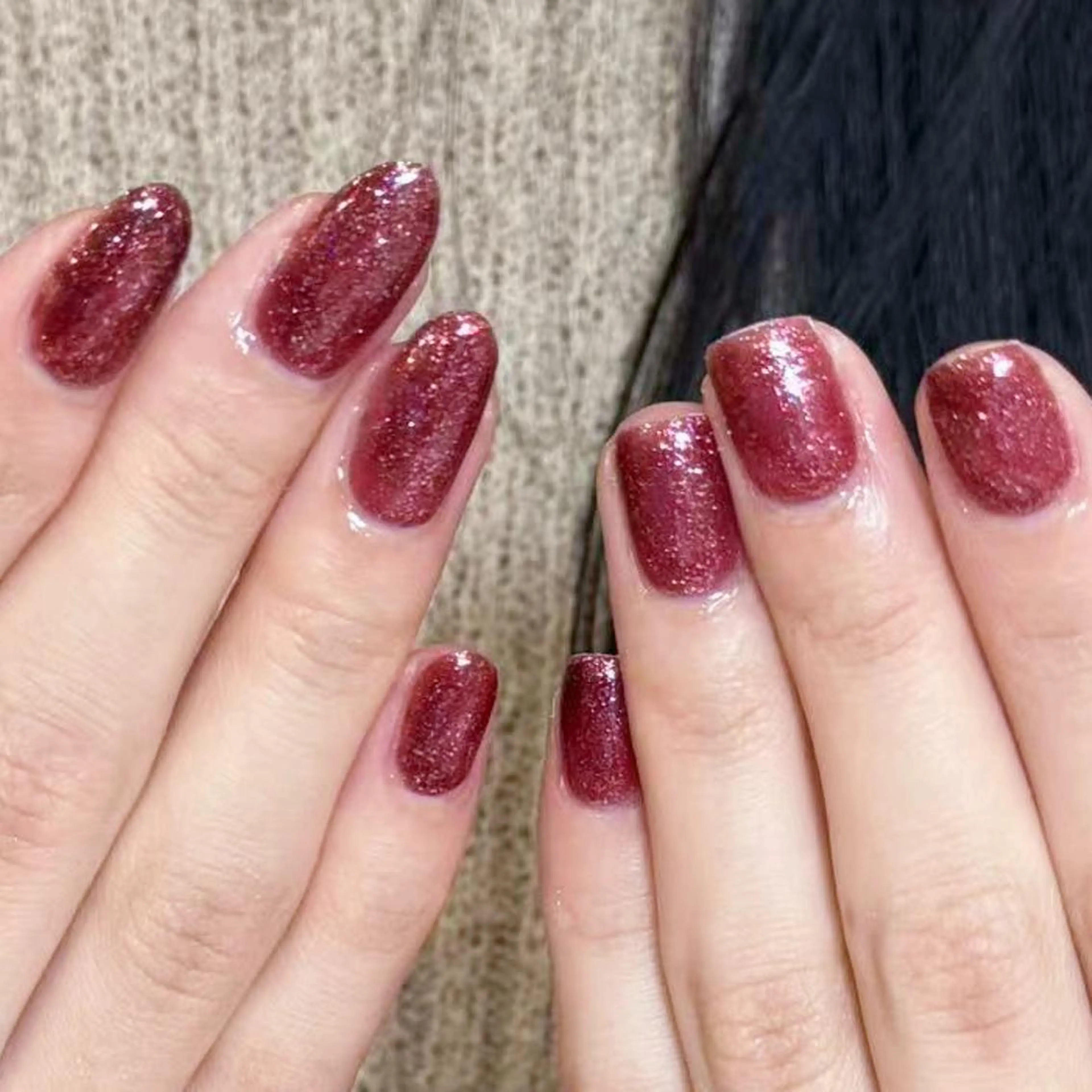 ネイル アートネイル オーロラネイル ガーリー キラキラネイル 韓国ネイル ハンドネイル DIAMOND 💦のネイルデザイン