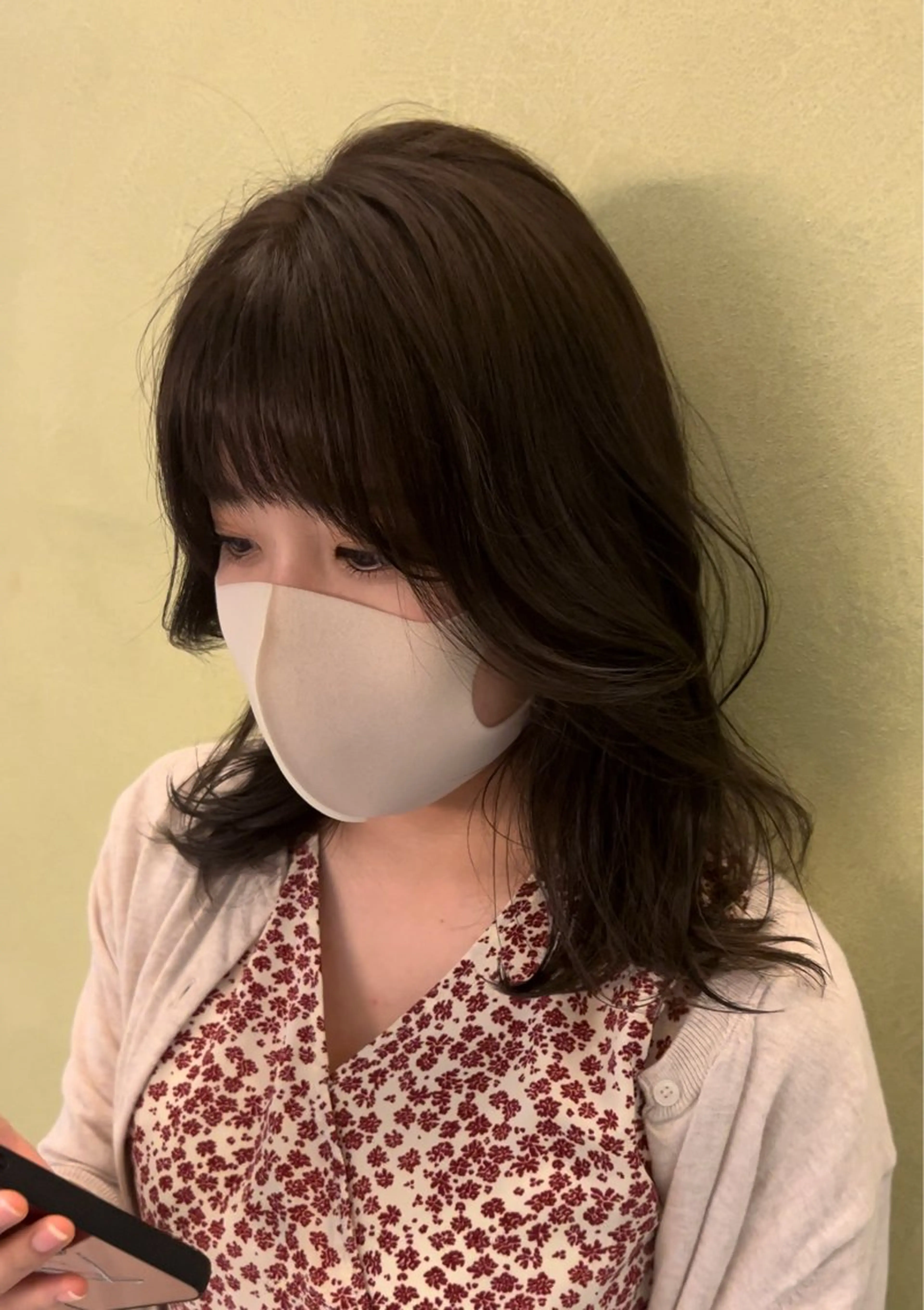 【前髪ストレート】全体カット＆前髪ST✨この時期気になる前髪のうねりを解消できちゃいます‼️の写真