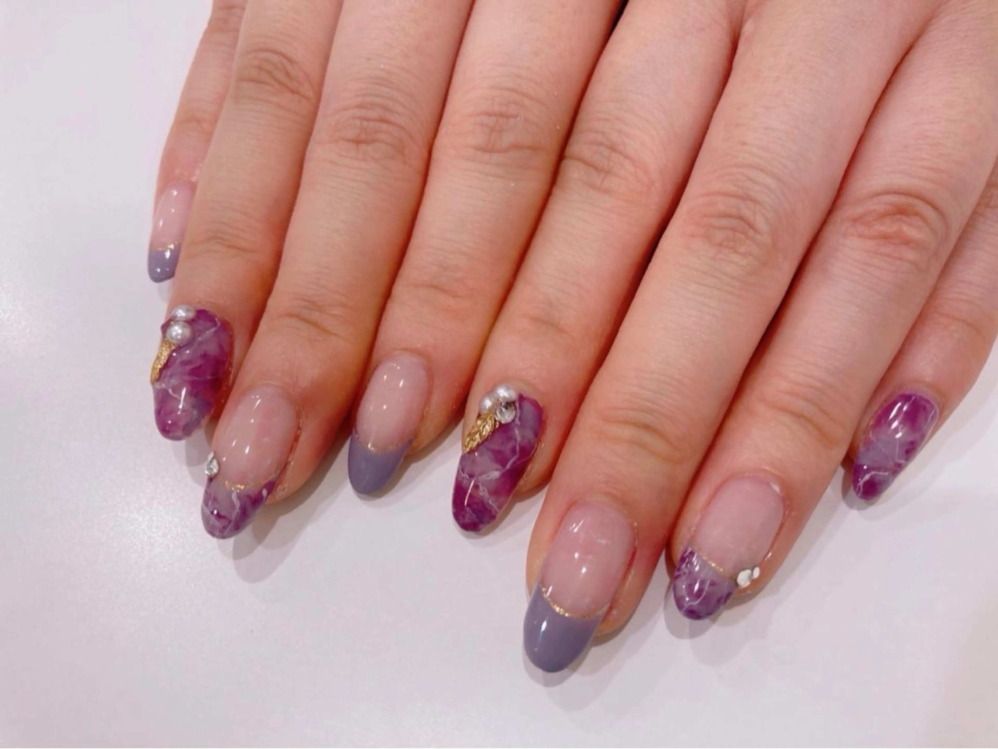 ネイル 持ち込み 酒井 美由紀のネイルデザイン