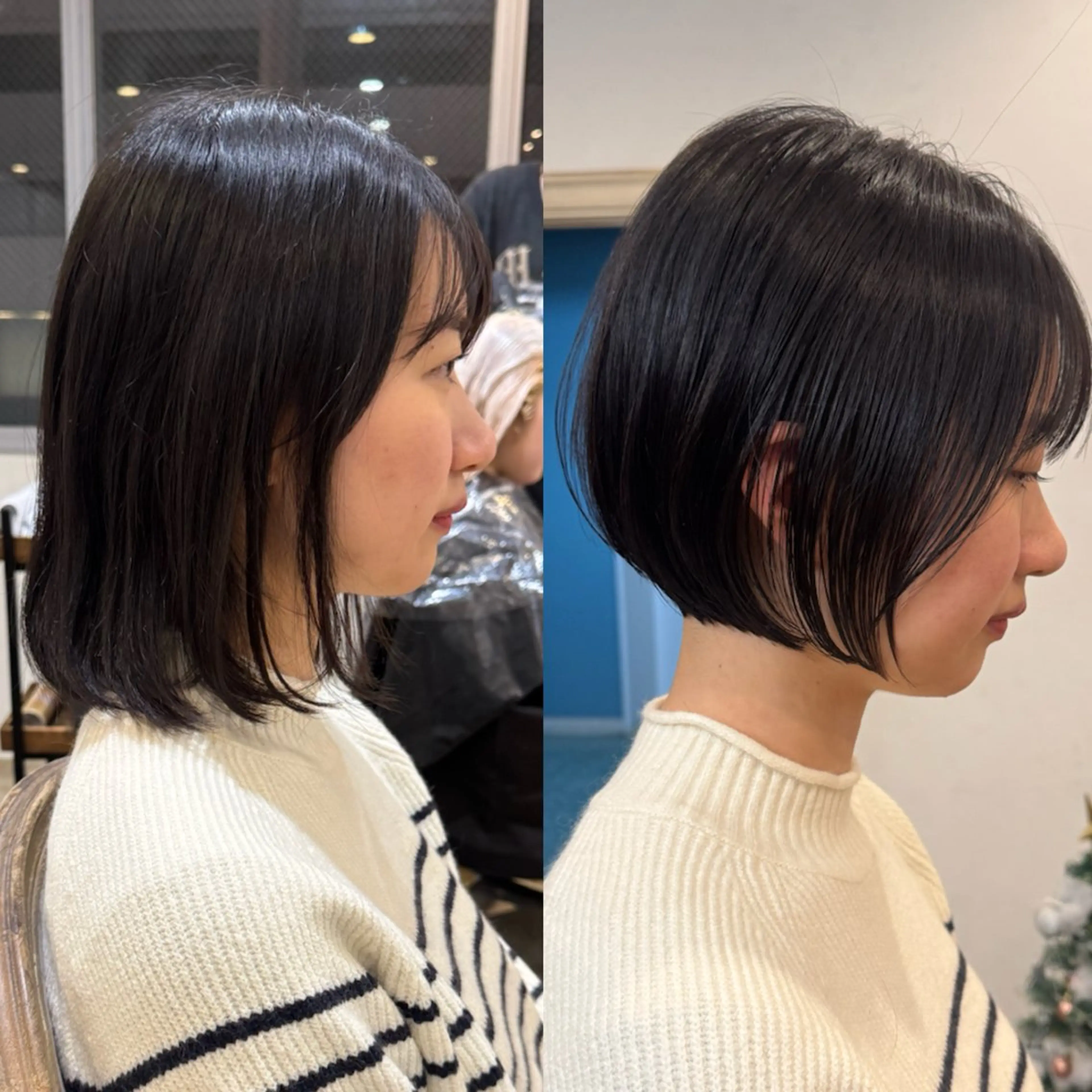 【✂️乾かすだけでまとまる✂️】再現性重視ボブ＆コーティングトリートメント¥1,500の写真