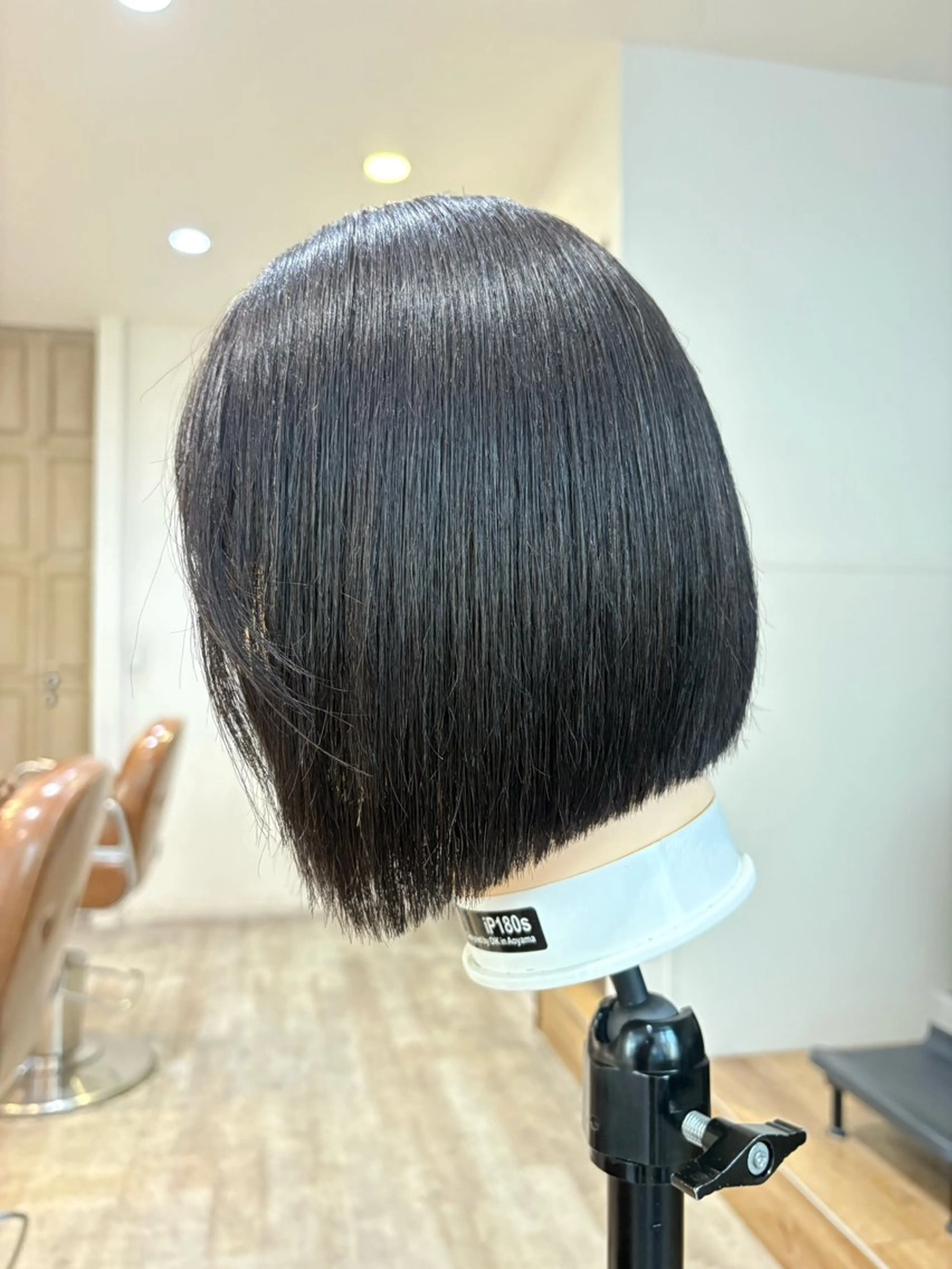 ミディアム カット ボブ職人/ボブ縮毛/ メンズバレイヤージュのヘアスタイル