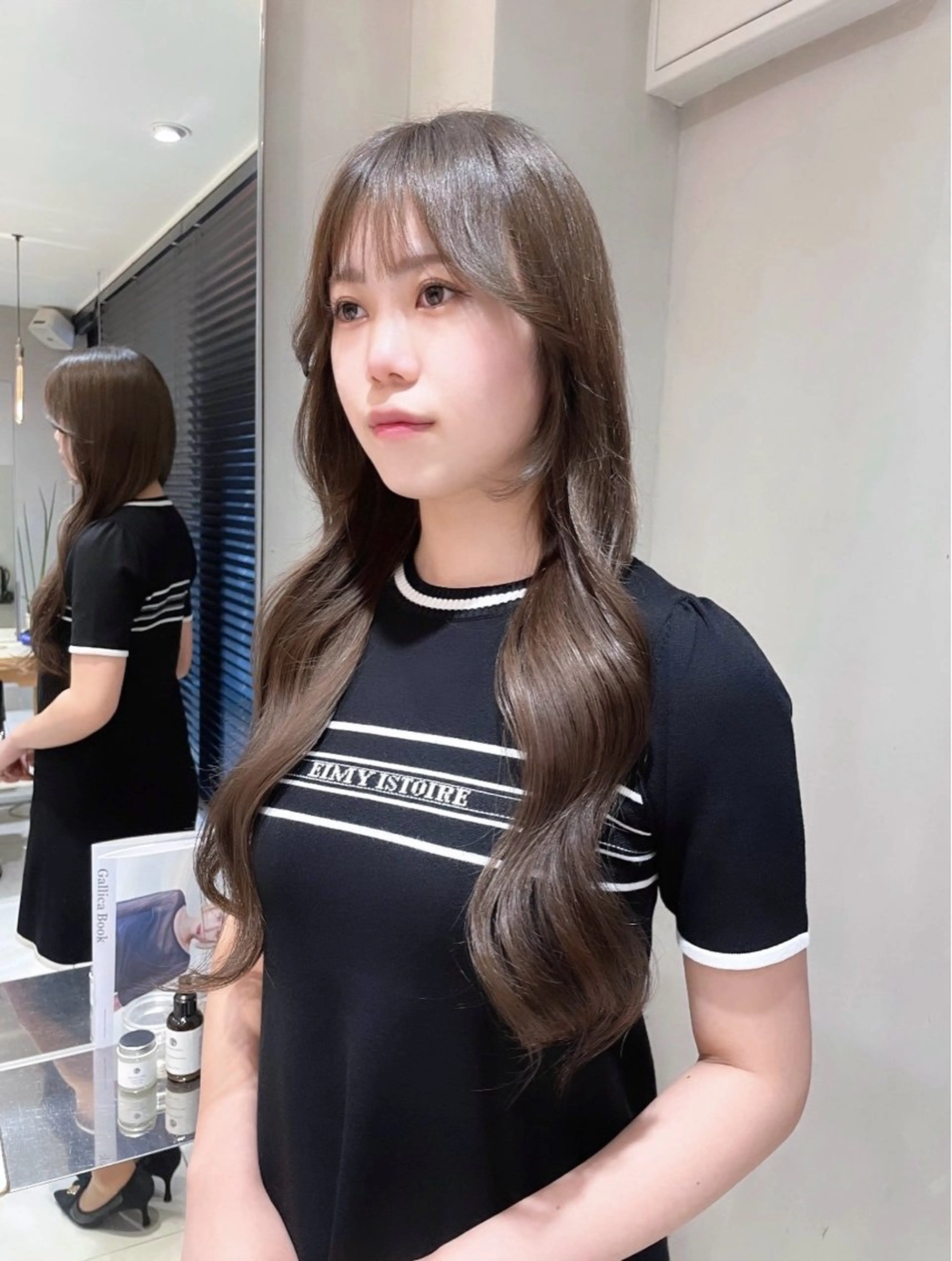 ロング カラー ヘアカラー ワンホン/韓国ヘア 🤍amiのヘアスタイル