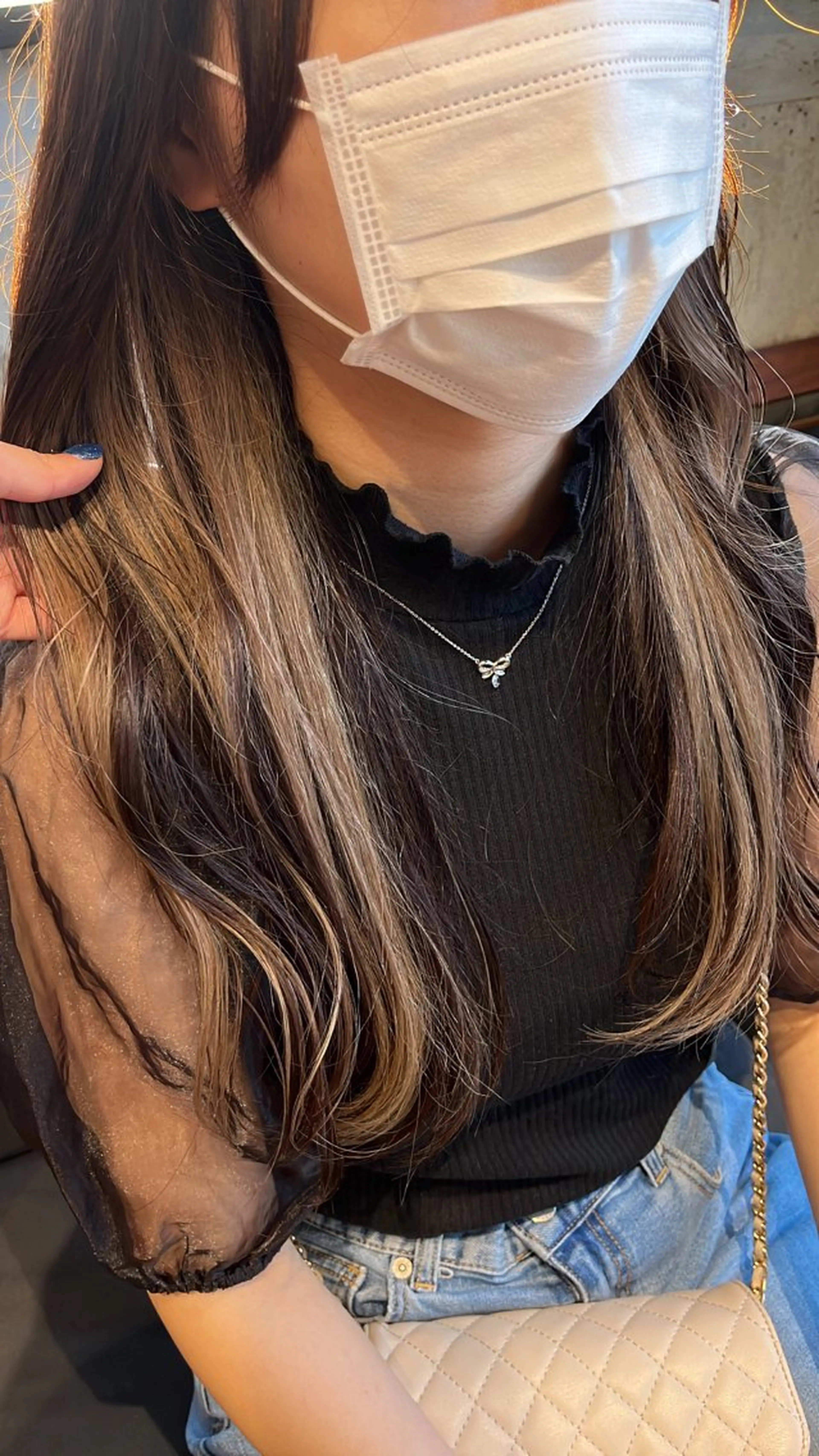 【モデル限定価格】🪻インナー🪻イヤリング🪻ブリーチ🪻+カラー+TOKIOトリートメントの写真