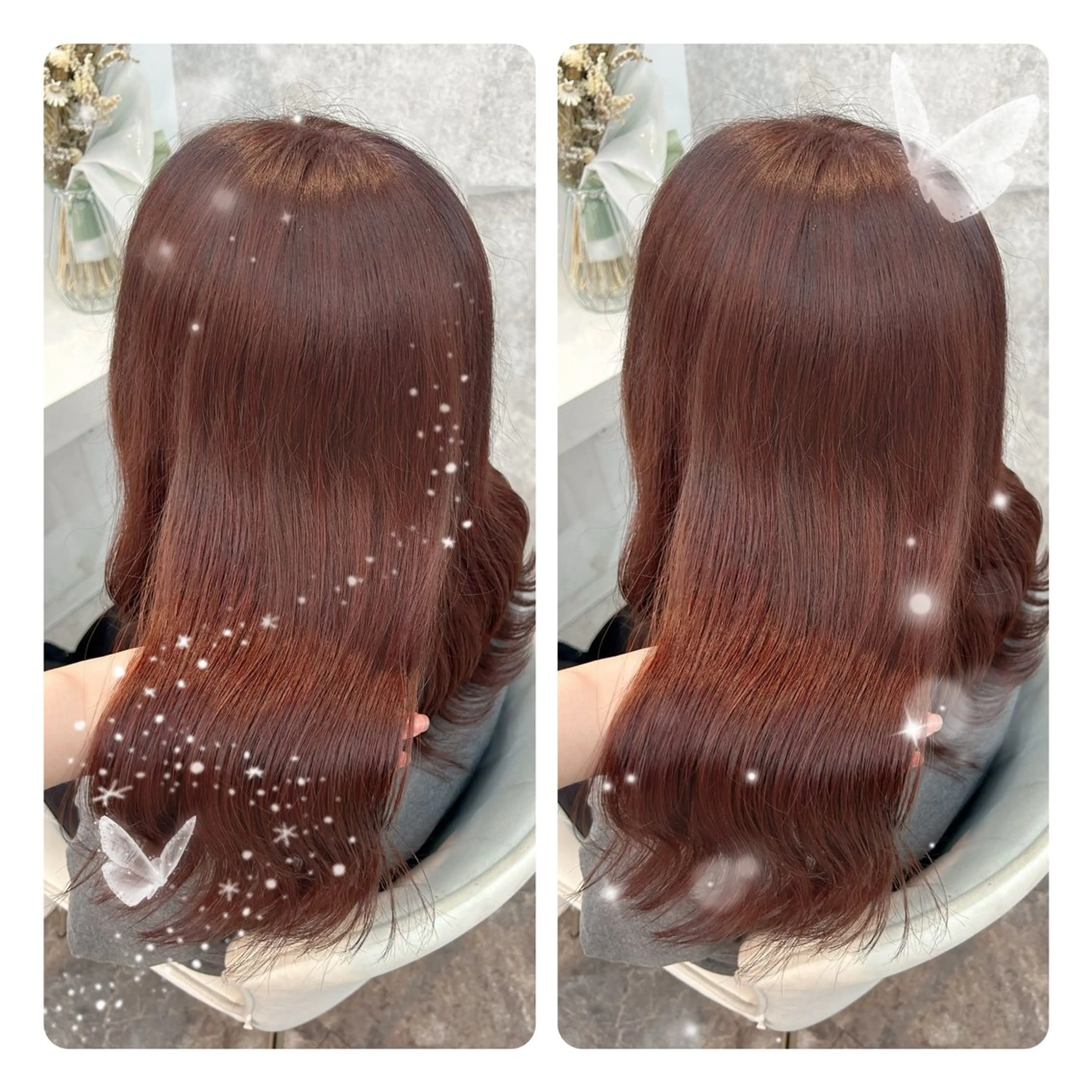 ミディアム カラー ヘアカラー 🫧そあん🫧大宮 カットモデル様募集中のヘアスタイル