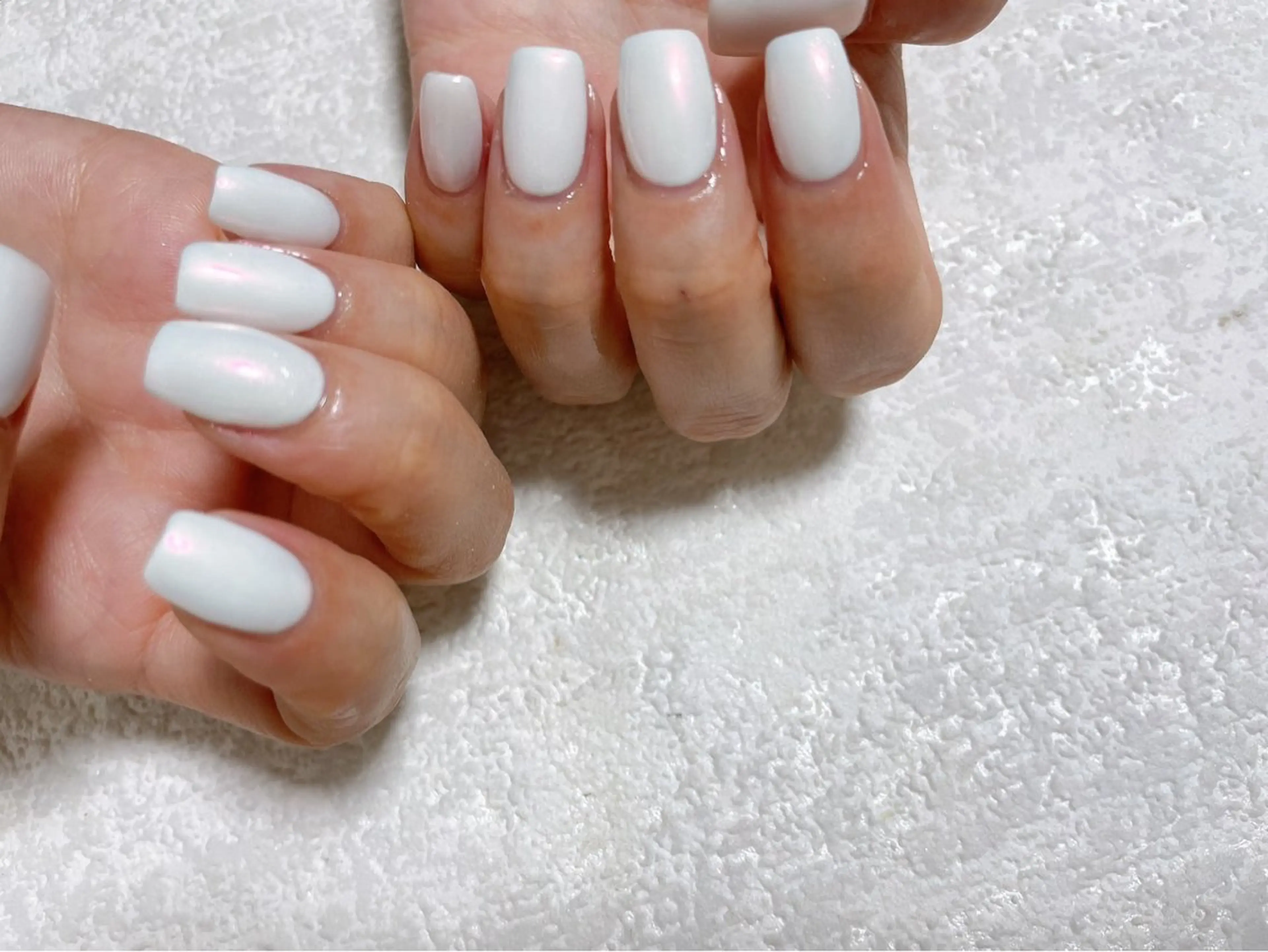 ネイル オーロラネイル フットネイル フレンチネイル ジェルネイル 韓国ネイル kikinail 溝の口のネイルデザイン