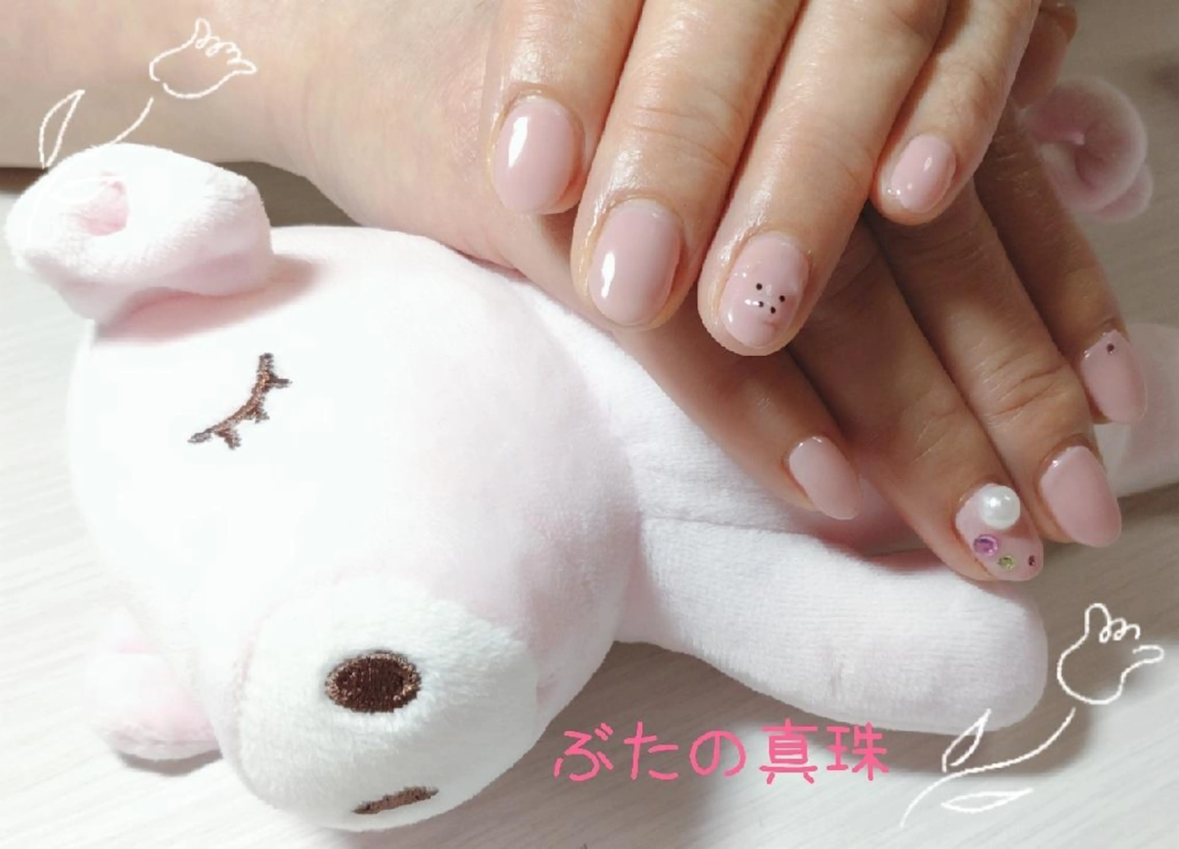 ネイル ハンドネイル 林 珠里のネイルデザイン