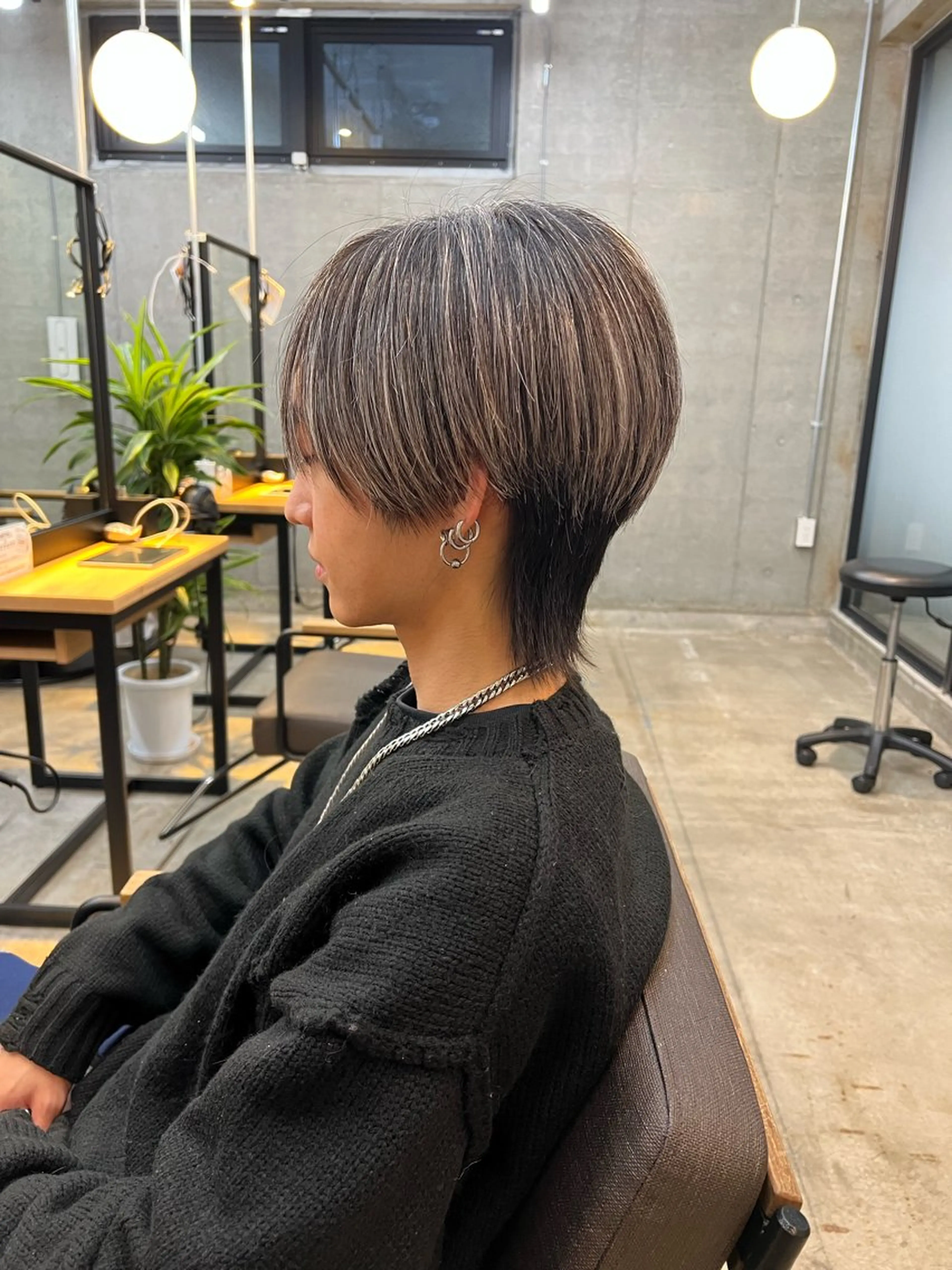 カットダウンパーマの写真